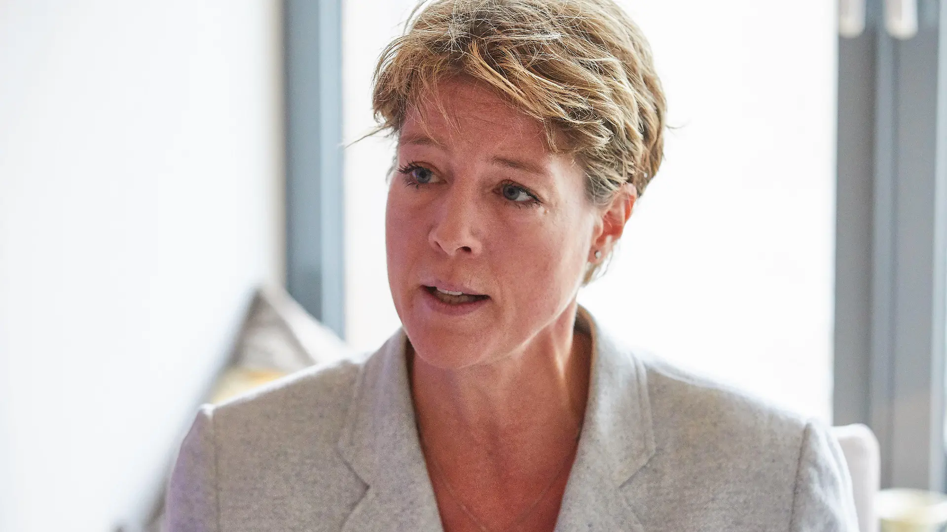ARCHIV - 17.09.2019, Hamburg: Christina Block, Unternehmerin, aufgenommen bei einem Pressegepräch. Im Sorgerechtsstreit um zwei Kinder der Hamburger Unternehmerin sind der 10-jährige Junge und das 13-jährige Mädchen mit ihrem Vater zurück in Dänemark. Das teilte die dänische Polizei am 06.01.2024 mit. Foto: Georg Wendt/dpa +++ dpa-Bildfunk +++