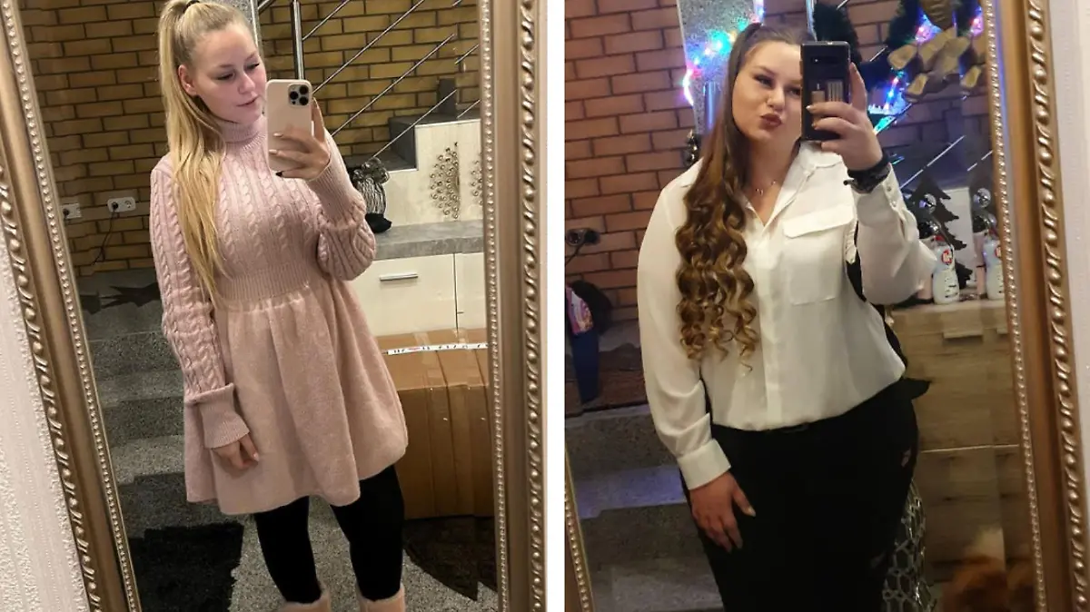Zwischen diesen Fotos liegen vier Jahre und einige verlorene Kilos. Sarah-Jane Wollny hat nun angekündigt, dass sie noch mehr abnehmen will.