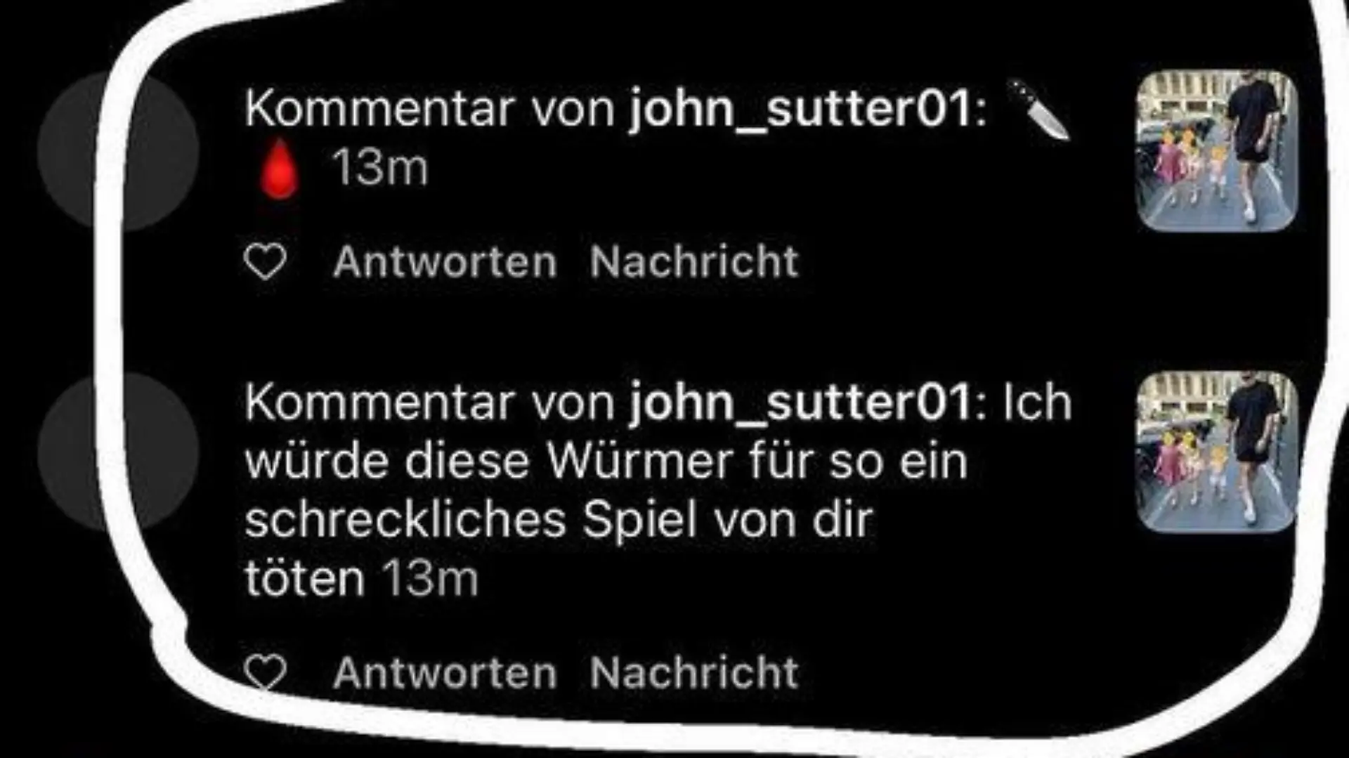 Moritz Müller machte die Mordandrohung gegen seine Familie öffentlich.