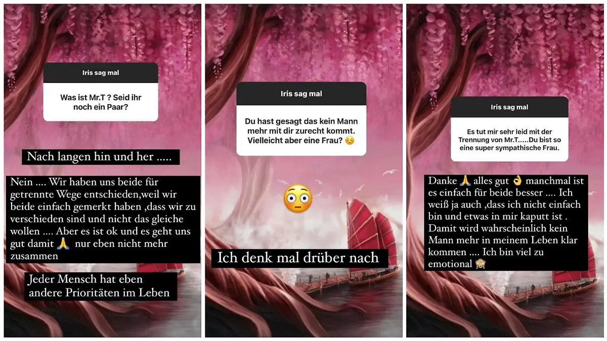 Iris Klein spricht bei Instagram Klartext