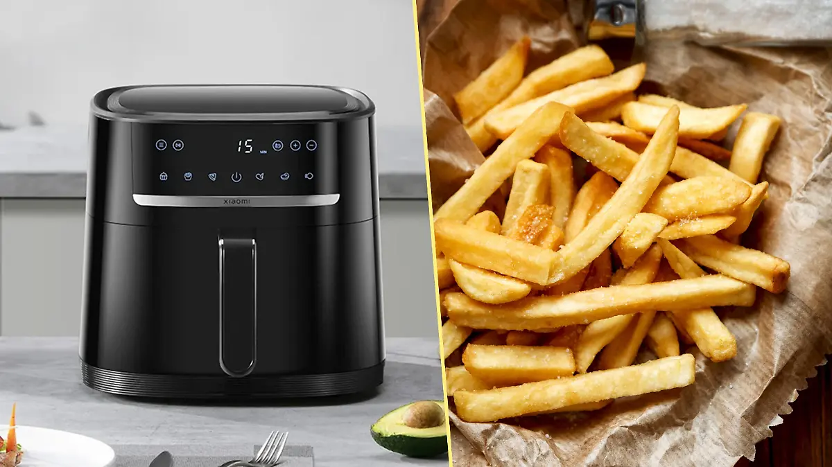 Xiaomi Heißluftfritteuse mit knusprigen Pommes