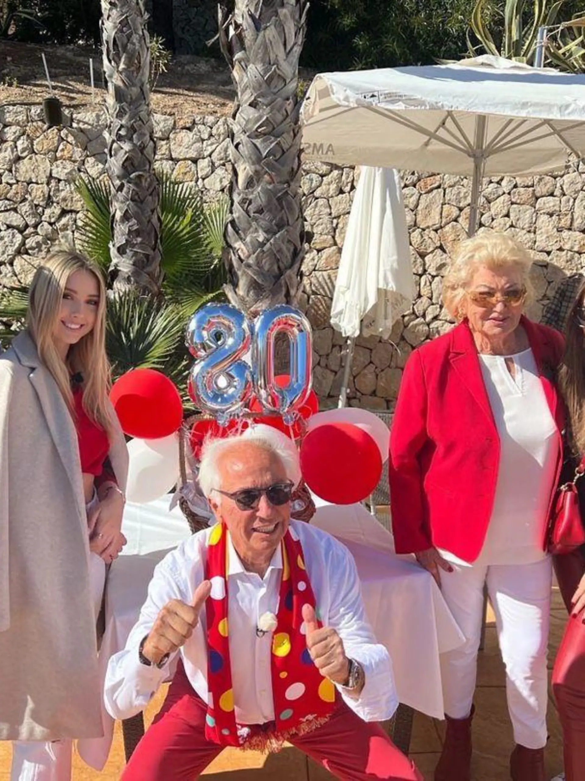 Robert Geiss feiert den Geburtstag seines Vaters Reinhold.