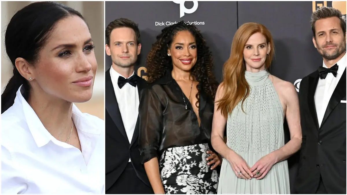 Herzogin Meghan war einst Teil des „Suits“ rund um Patrick J. Adams, Gina Torres, Sarah Rafferty und Gabriel Macht.