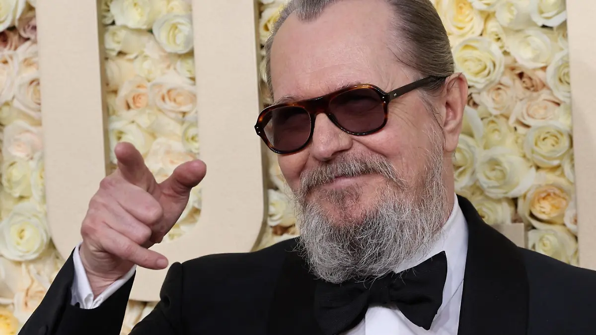 Gary Oldman attends the 81st Annual Golden Globe Awards in Beverly Hills, California, U.S., January 7, 2024. REUTERS/Mike Blake