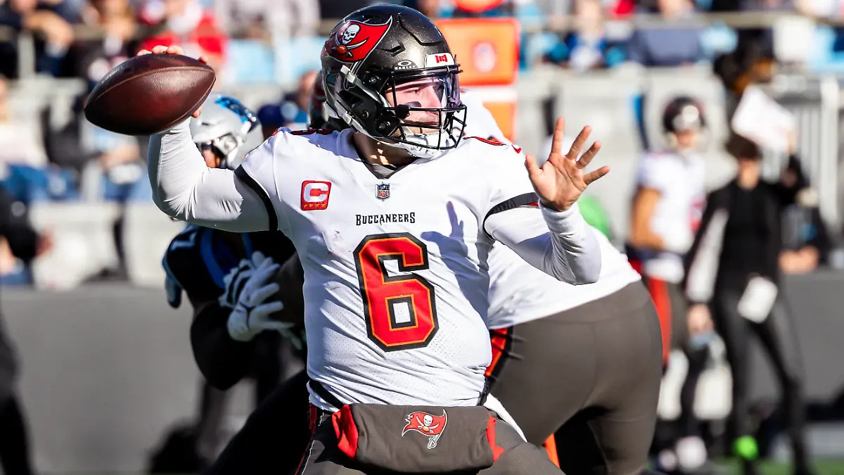 January 7, 2024, Charlotte, North Carolina, U.S: January 7, 2024, Charlotte, North Carolina, USA: Tampa Bay Buccaneers quarterback Baker Mayfield 6. The Tampa Bay Buccaneers went on to win 9 to 0 over the Carolina Panthers at Bank of America Stadium in Charlotte, North Carolina. Charlotte U.S. - ZUMAw123 20240107_fap_w123_020 Copyright: xJasonxWallex