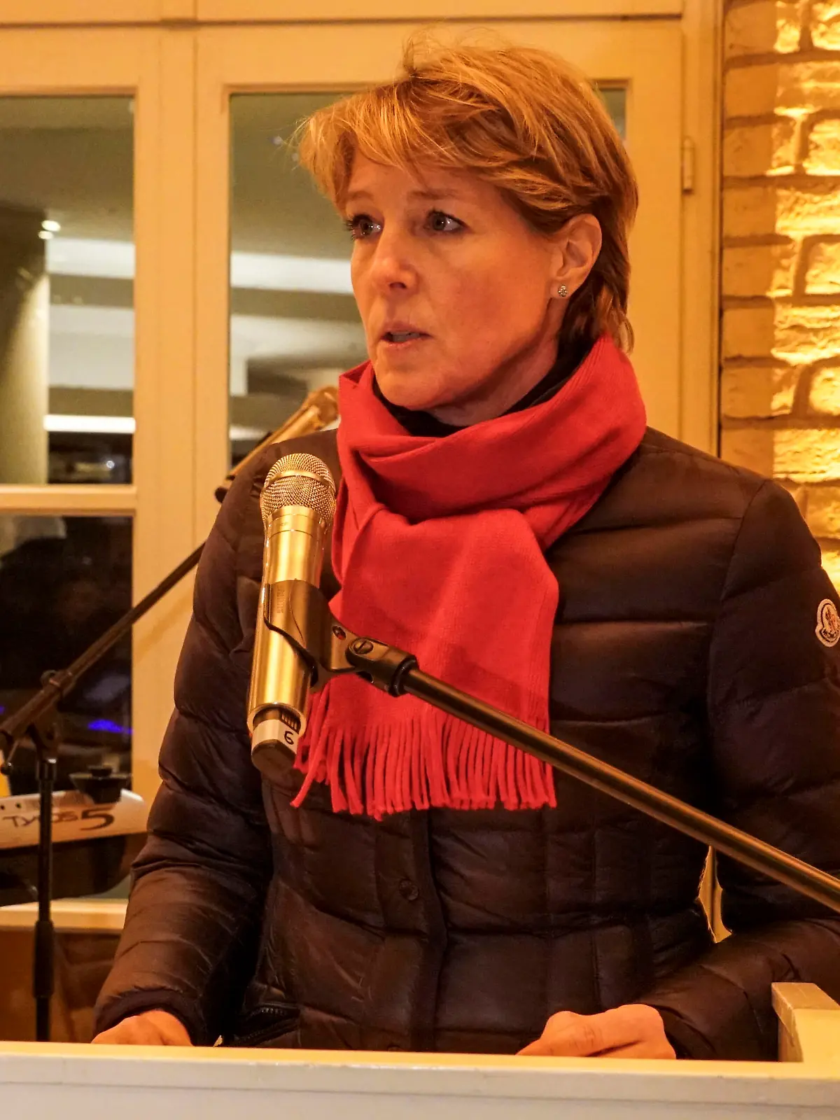 Christina Block beim Neujahrsempfang in Hamburg