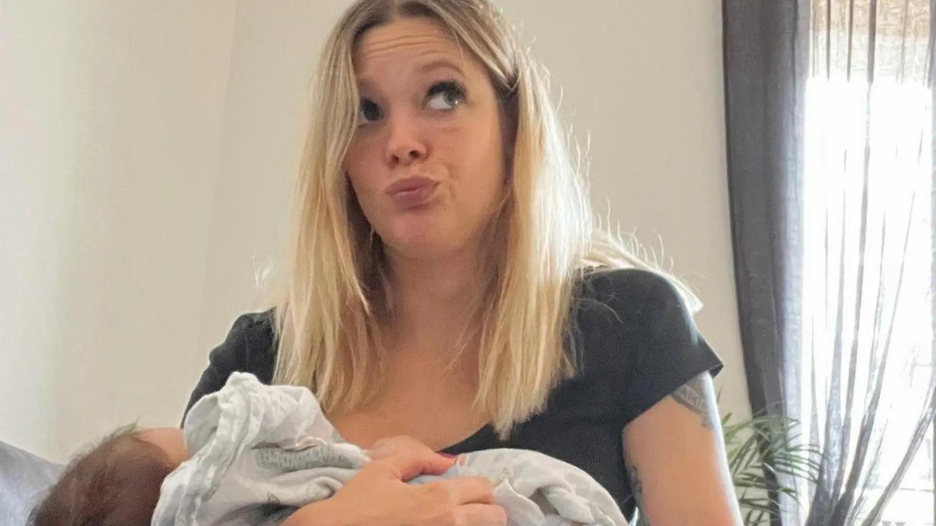 Anne Wünsche mit Sohn Sávio