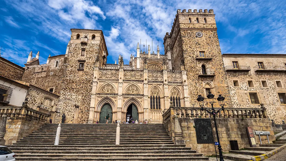 Royal Monastery of Santa Maria de Guadalupe. Caceres, Spain. UNESCO World Heritage Site.