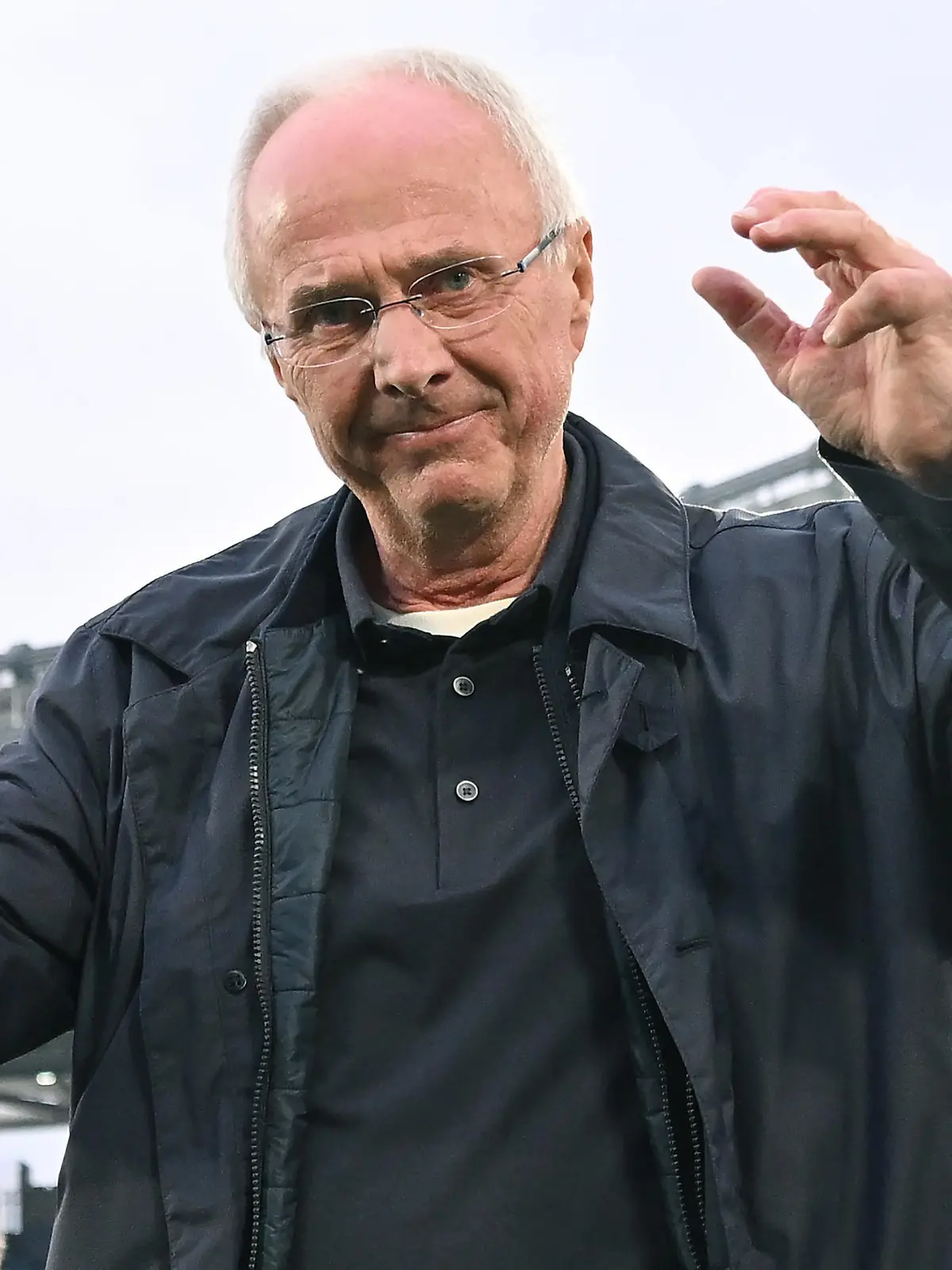 Former SS Lazio's coach Sven-Goran Eriksson reacts before the Italian Serie A soccer match between SS Lazio and AS Roma at the Olimpico stadium in Rome, Italy, 19 March 2023. ANSA/ETTORE FERRARI