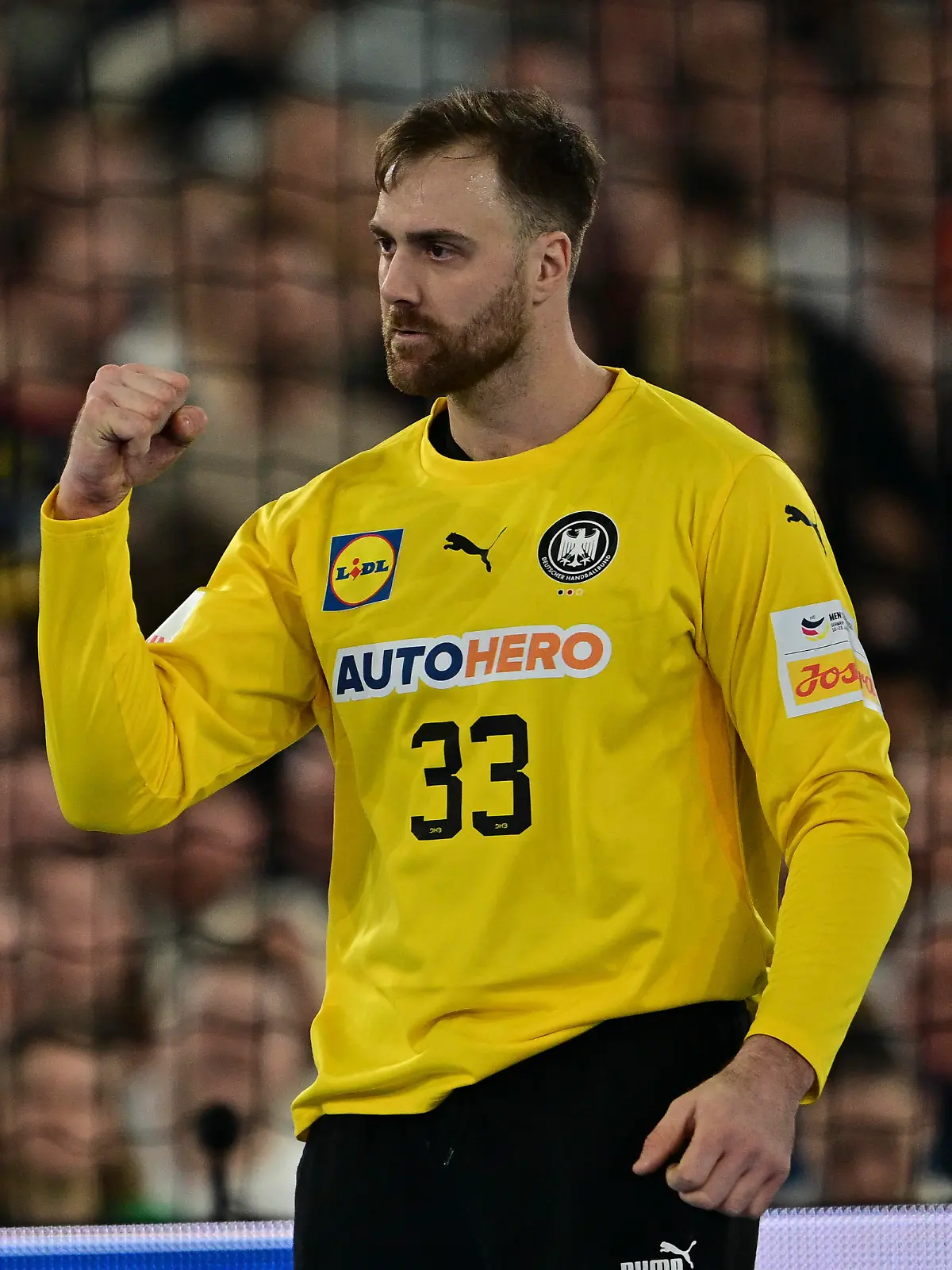 Andreas Wolff ( Deutschland ), Deutschland vs. Schweiz, Europameisterschaft, Laenderspiel, Handball, 10.01.2024 / action press