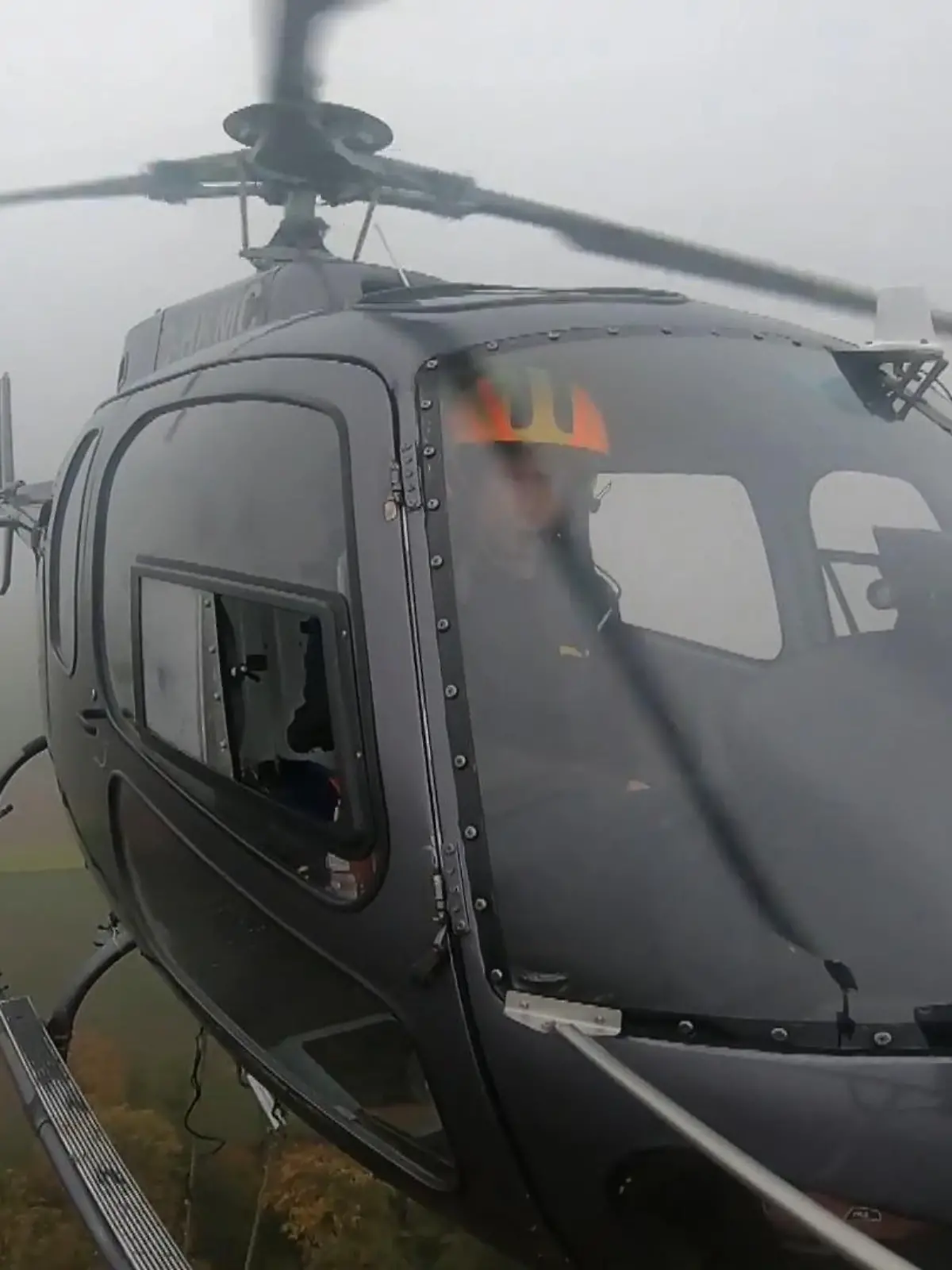 Bild zu: "Waldkalkung mit Hubschrauber"