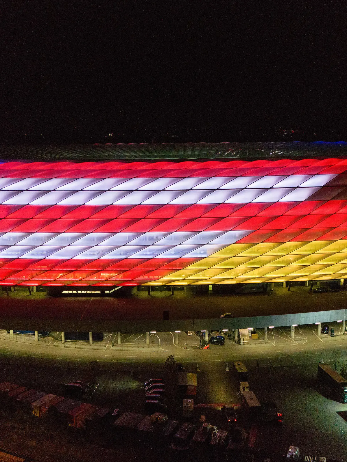 Hier, in der Allianz Arena, spielen die Carolina Panthers kommende Saison ein NFL-Spiel!