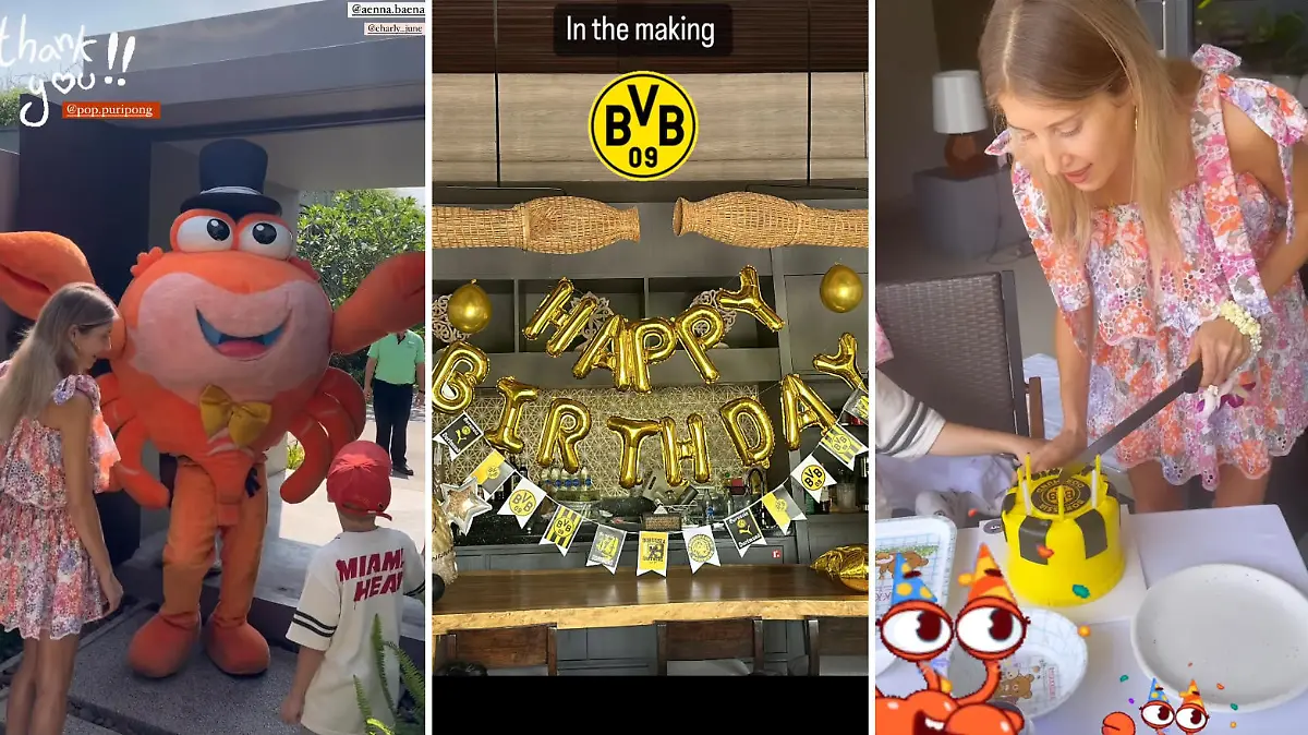 Cathy Hummels schmeißt für Sohn Ludwig eine Fußballparty