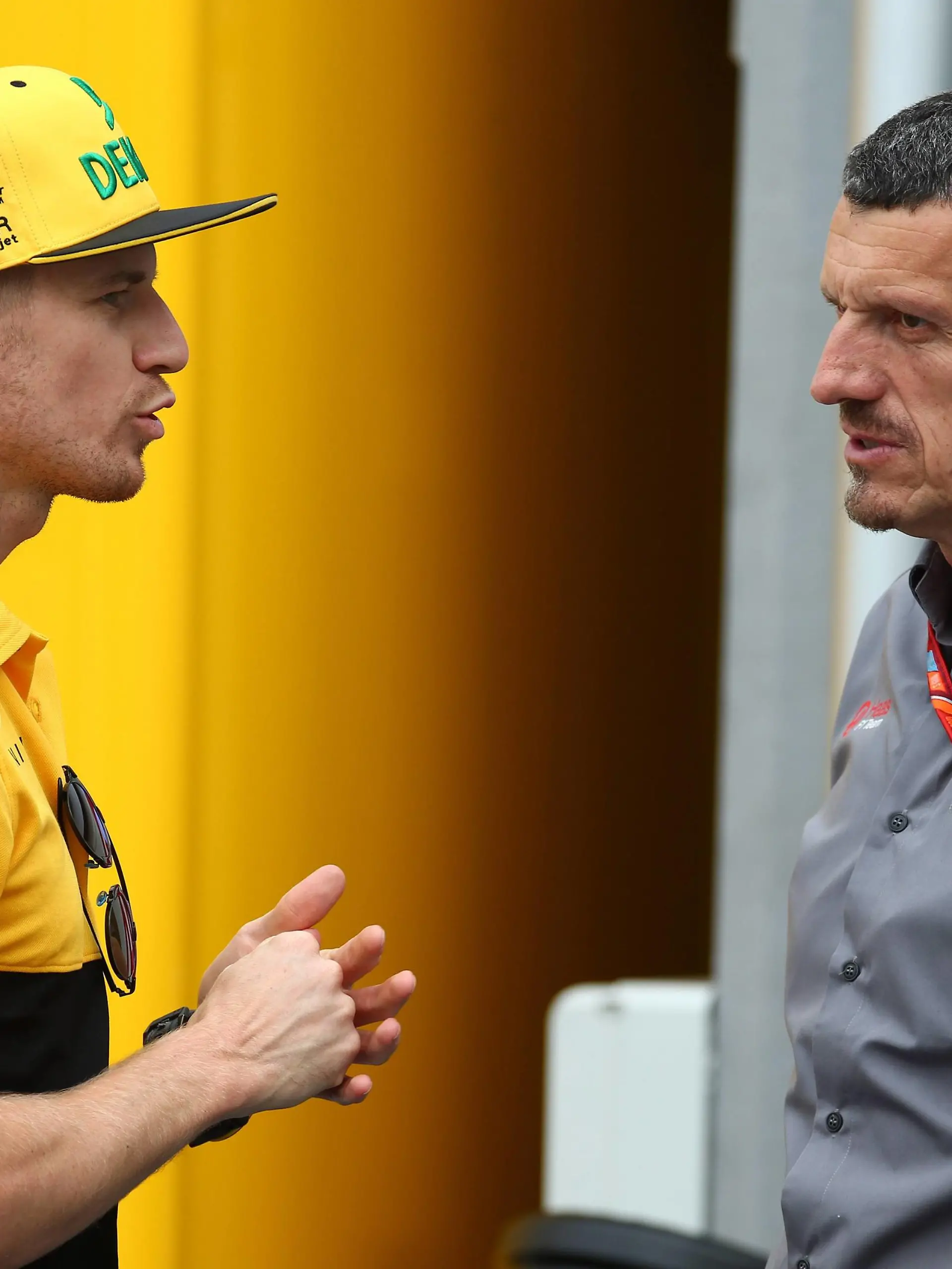 Nico Hülkenberg im Gespräch mit Günther Steiner@imago