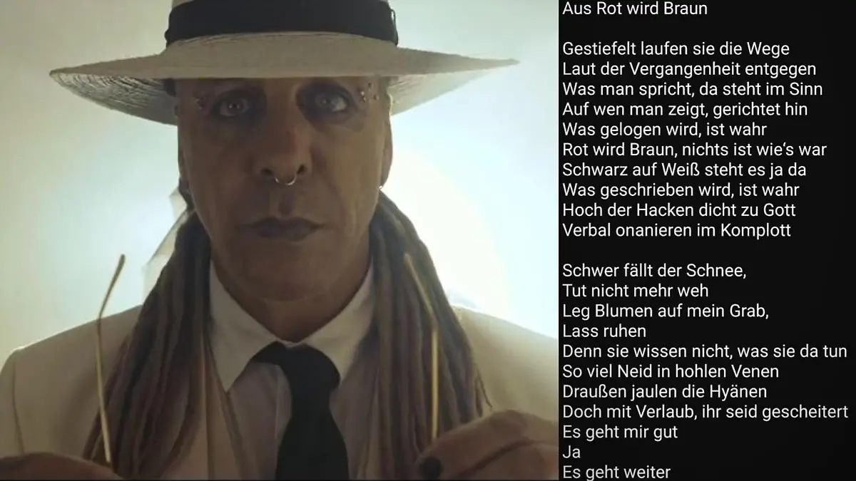 Till Lindemann präsentiert auf Instagram ein neues Musikvideo sowie ein Gedicht.