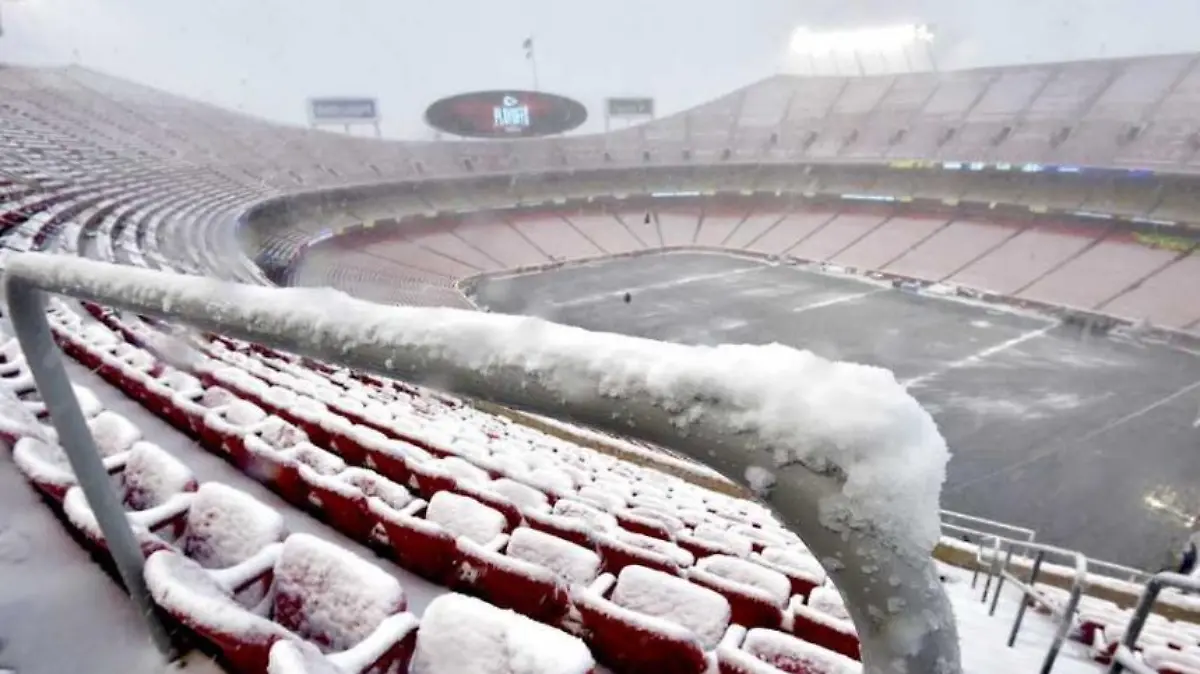 So frostig sieht es zur Zeit im Chiefs-Stadion aus