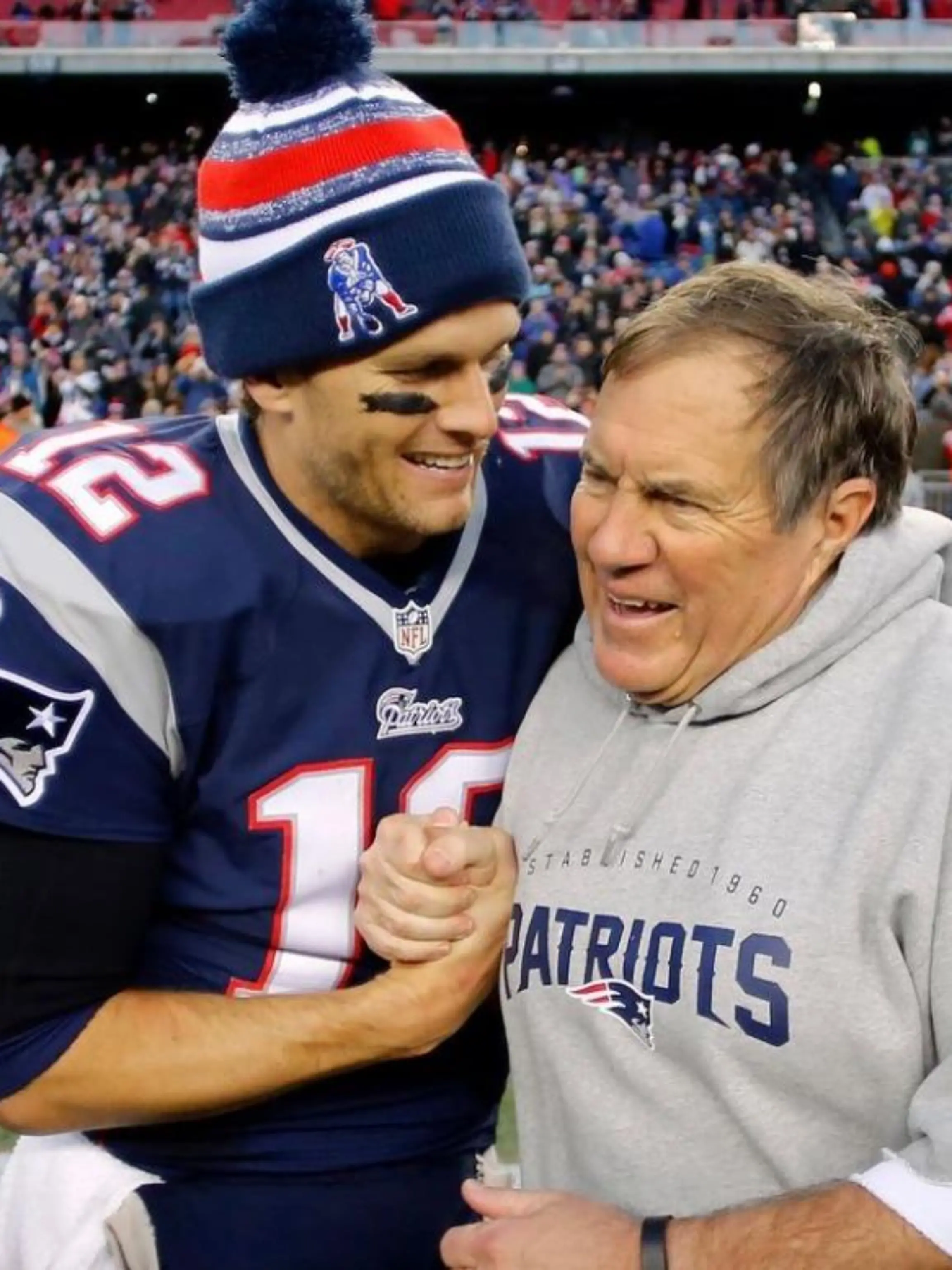 Tom Brady und sein Mentor Bill Belichick!