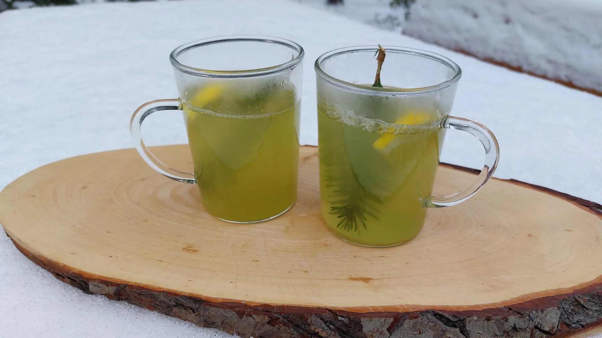 Der Wald-Punsch schmeckt heiß und kalt.