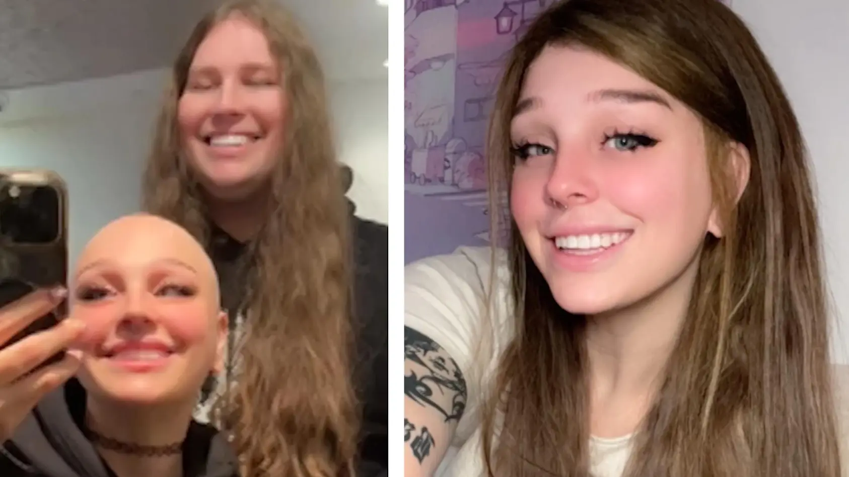 Mann lässt Haare jahrelang stehen