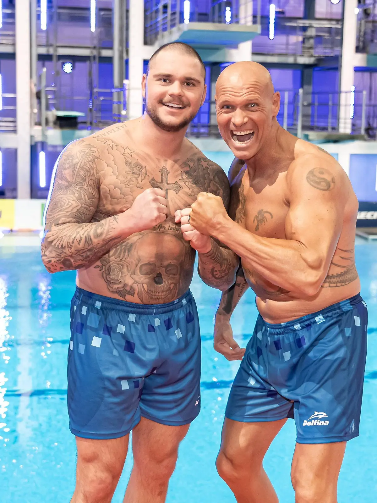 Nico Legat (l.) und Thorsten Legat
+++ Die Verwendung des sendungsbezogenen Materials ist nur mit dem Hinweis und Verlinkung auf RTL+ gestattet. +++