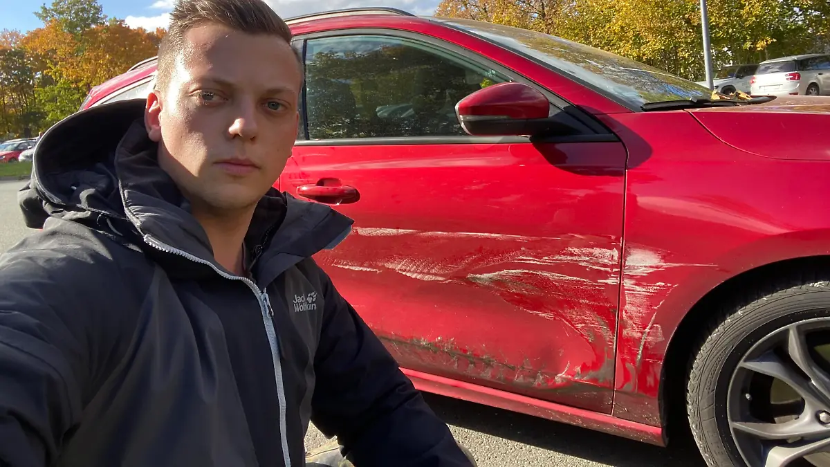 Nach einem Unfall auf der A 72 in Sachsen wollte Tim Zschüttig den Unglücksfahrer höchstpersönlich aufhalten.