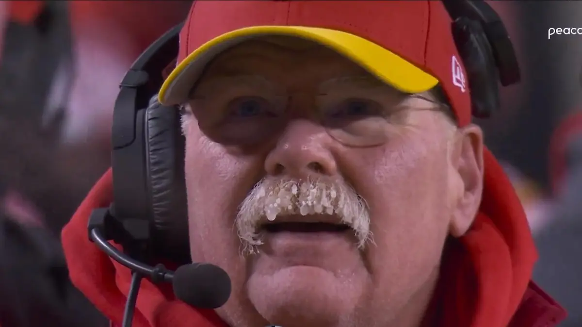 Andy Reid muss um seinen Schnurrbart fürchten