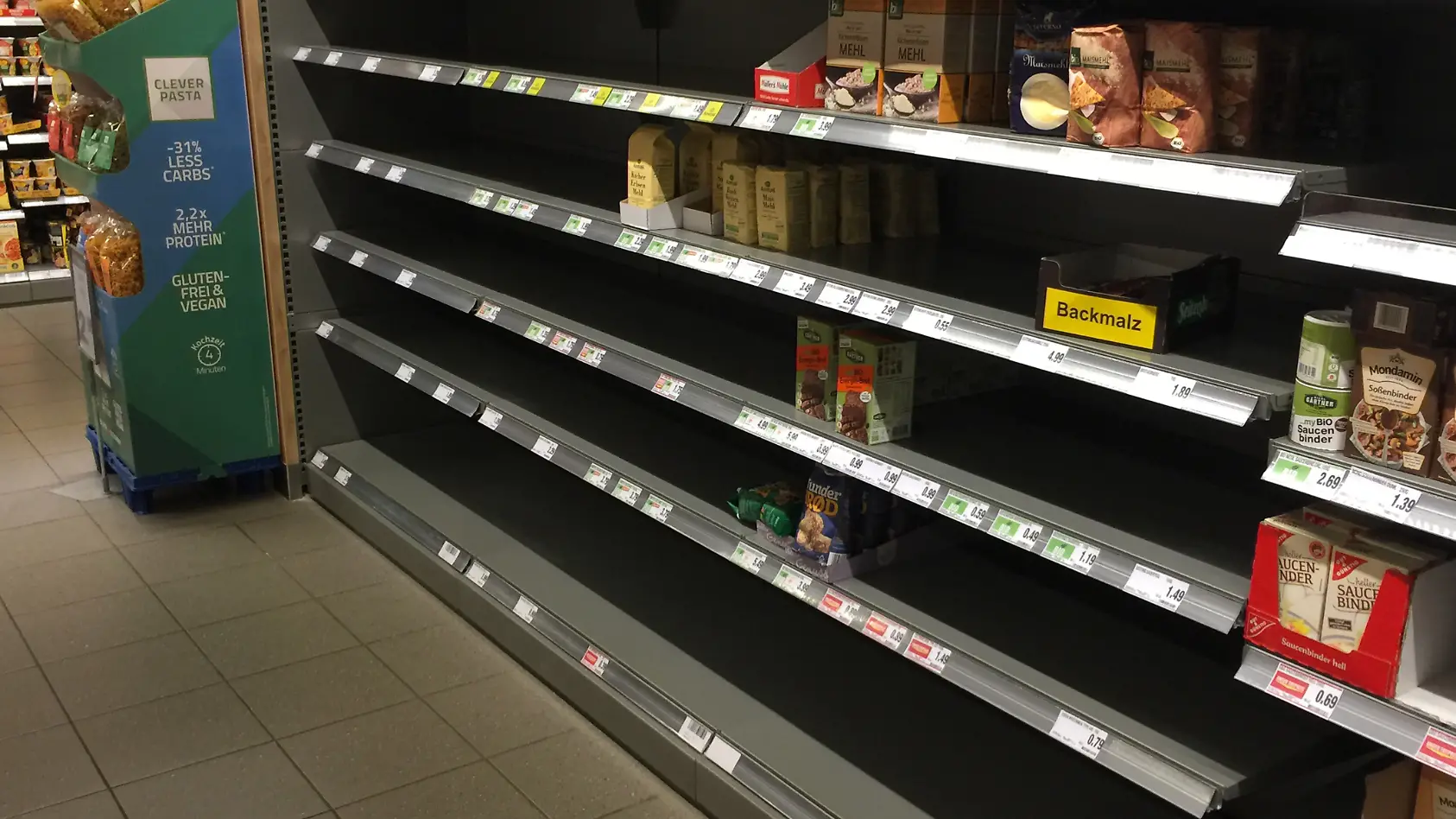 Bald wieder leere Supermarkt-Regale?