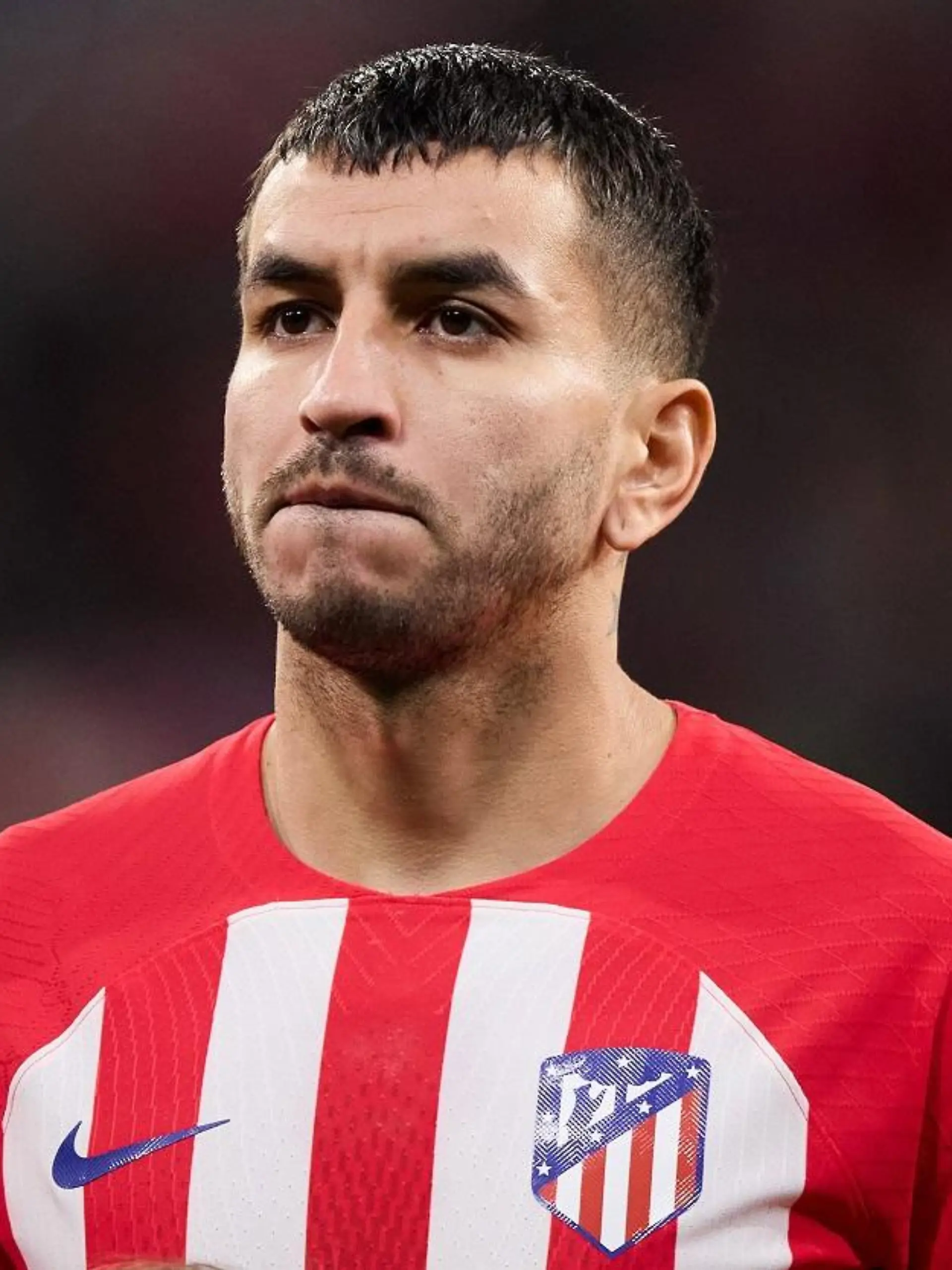 Angel Correa of Atletico de Madrid looks on during the UEFA Champions League match between Atletico Madrid v SS Lazio in Madrid, Spain, on December 13, 2023. FOOTBALL : Atletico Madrid vs SS Lazio - UEFA Ligue des Champions - 13/12/2023 AlvaroMedranda/Panoramic PUBLICATIONxNOTxINxFRAxBEL