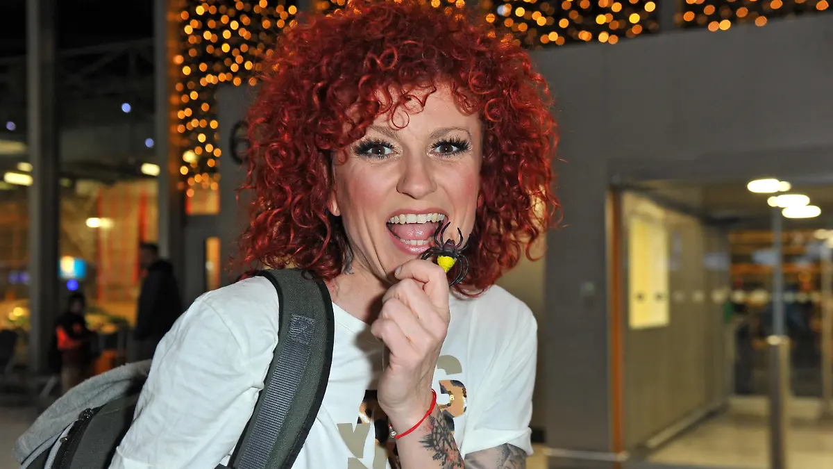 RTL - Dschungelcamp 2024. Lucy Diakovska anläßlich der Abreise der Kandidaten der RTL - Sendung Ich bin ein Star - holt mich hier raus zum Dschungel-Camp 2024 in Australien am 11.01.2024 auf dem Flughafen Frankfurt / Main. 20240111MWI117540 *** RTL Dschungelcamp 2024 Lucy Diakovska on the occasion of the departure of the candidates of the RTL program Ich bin ein Star holt mich hier raus to the Jungle Camp 2024 in Australia on 11 01 2024 at Frankfurt Main Airport 20240111MWI117540