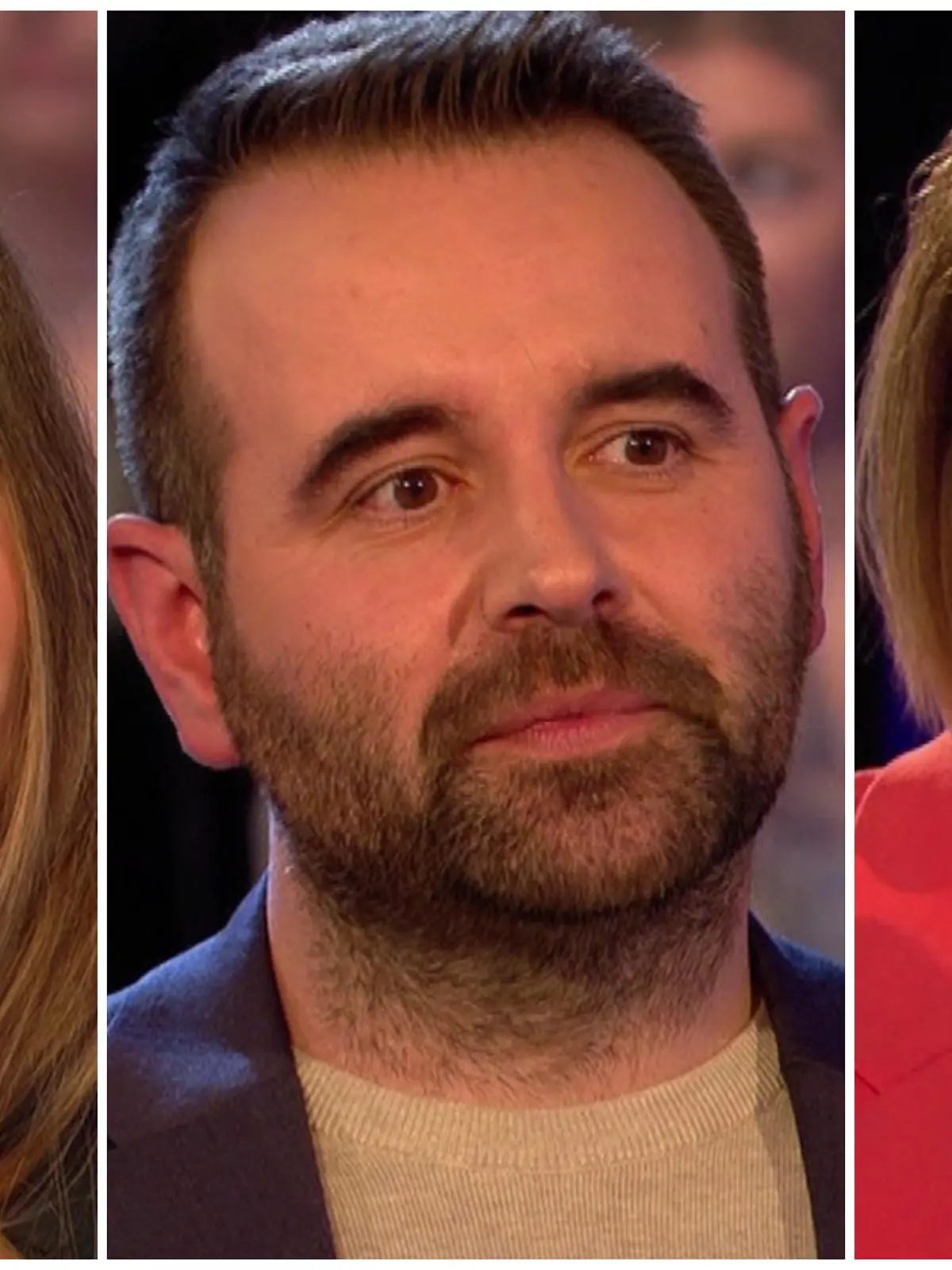 Günther Jauchs „Wer wird Millionär?“-Kandidaten vom 15. Januar (v.l.n.r.): Nele Turtschan, Michael Bertram und Yvonne  Speckhardt