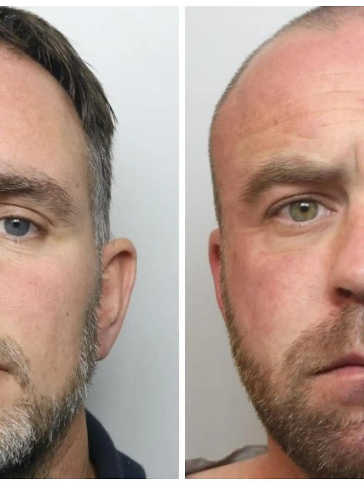 Die beiden Polizisten Matthew Longmate (links) und Daniel Nash (rechts) wurden wegen ihres Fehlverhaltens für schuldig befunden. Daniel Nash starb im September 2023 an Krebs.