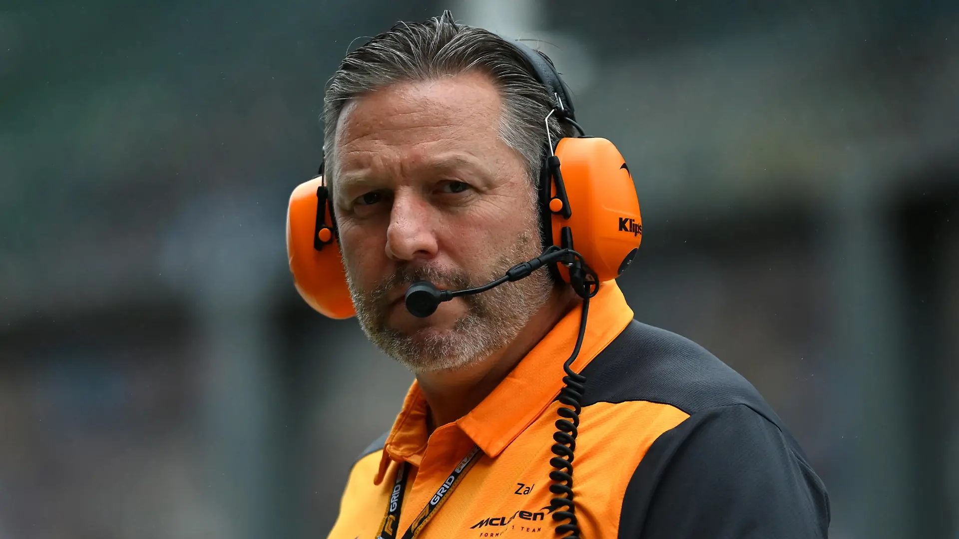 SPA, BELGIUM - AUGUST 26: McLaren Chief Executive Officer Zak Brown looks on in the Pitlane during practice ahead of the F1 Grand Prix of Belgium at Circuit de Spa-Francorchamps on August 26, 2022 in Spa, Belgium. (Photo by Dan Mullan/Getty Images)