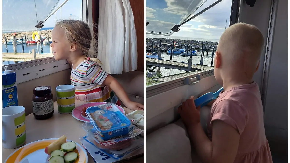 Im Sommer fährt die Familie gerne mit einem gemieteten Wohnwagen an die Ostsee - nun wird für ein eigenes Fahrzeug gesammelt