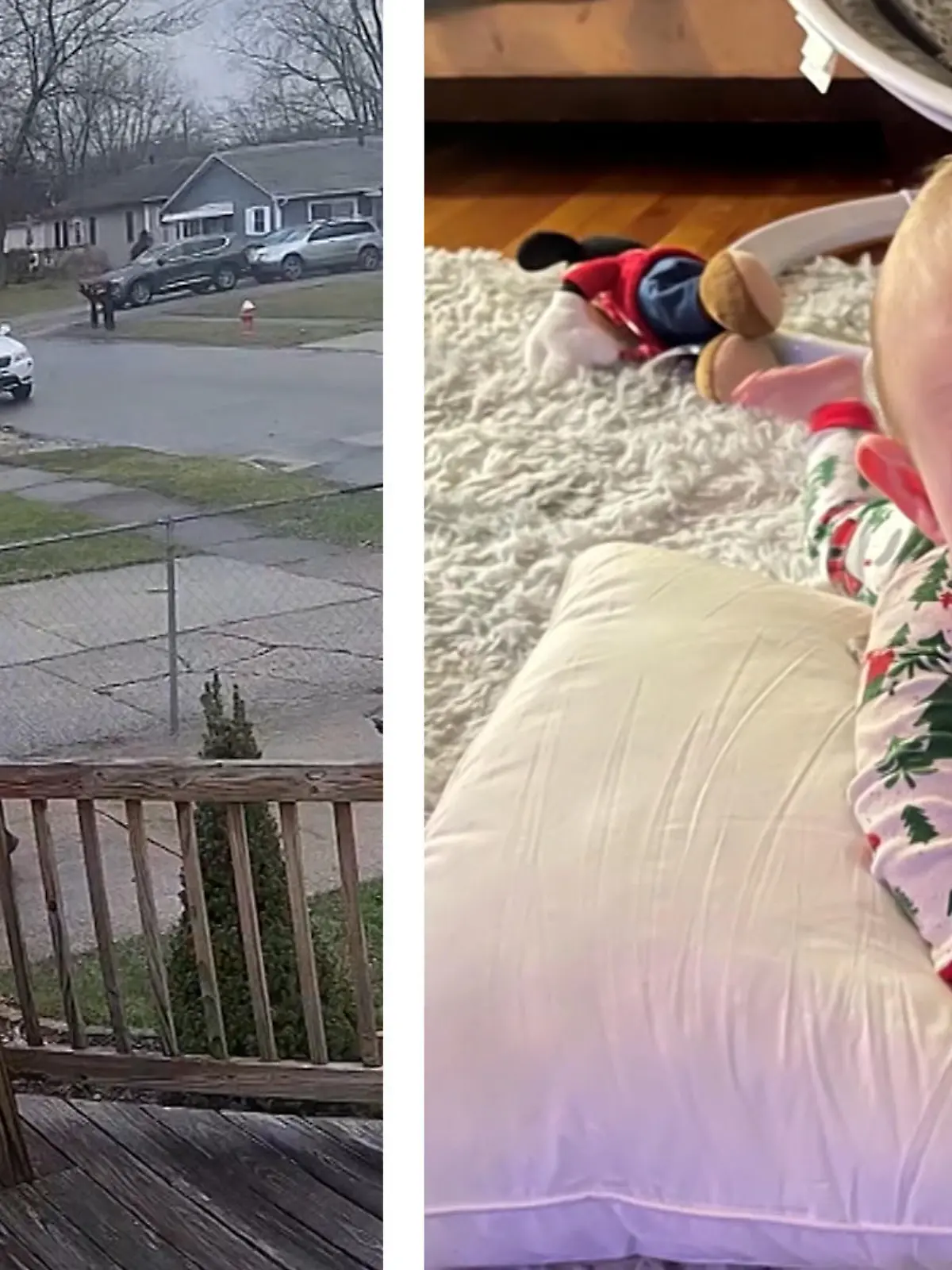 Diese Aufnahmen zeigen eine Razzia, die fatal endet. Denn die 25-jährige Courtney Price ist zu diesem Zeitpunkt mit ihrem einjährigen Sohn Waylon im Haus ihrer Tante als es plötzlich knallt. Offenbar wurde bei der irrtümlichen Polizeirazzia eine Blendgranate eingesetzt, die das Fenster zerschmetterte, in dem der kleine in einer Wiege lag. Die Polizei bestreitet bisher, dass es eine chemische Explosion war. Courtney 
geht nun gerichtlich gegen den verherenden Vorfall vor. 