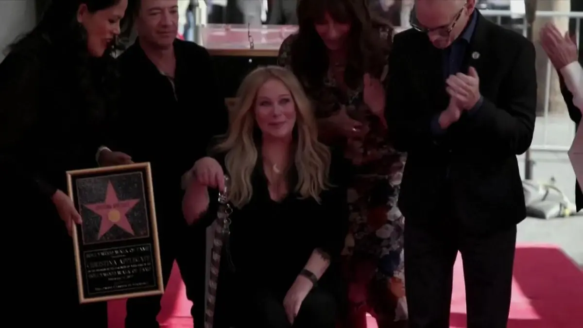 Christina Applegate enthüllt ihren eigenen Stern Walk of Fame in Los Angeles