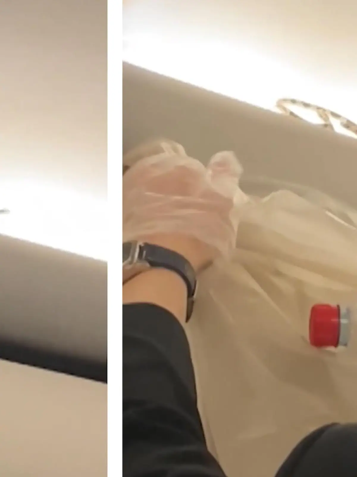 Auf einem AirAsia-Flug von Bangkok nach Phuket kriecht plötzlich eine Schlange aus dem Gepäckfach. Das Kabinenpersonal versucht das Reptil einzufangen. Die Aufnahmen seht ihr im Video.