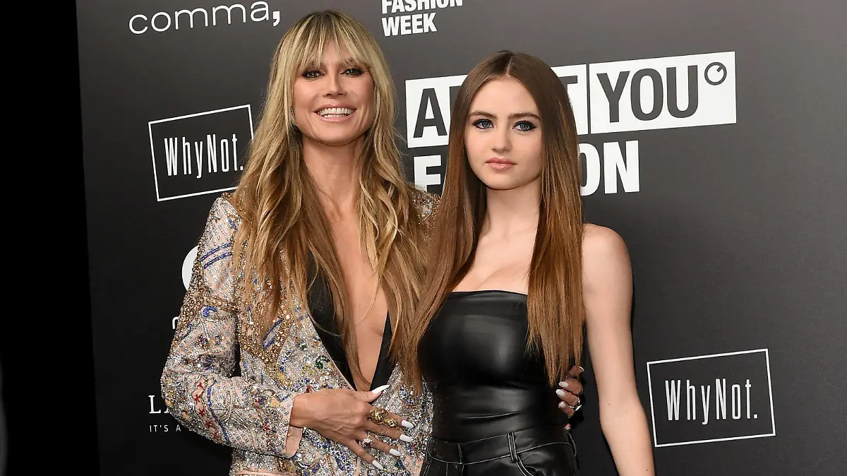 Entertainment Bilder des Tages Milan, About You fashion show - Celebrities arrivals - Heidi Klum, Leni Klum PUBLICATIONxNOTxINxITA Copyright: xAlbertoxTerenghix/xipa-agency.nex/xComi/Terenghix