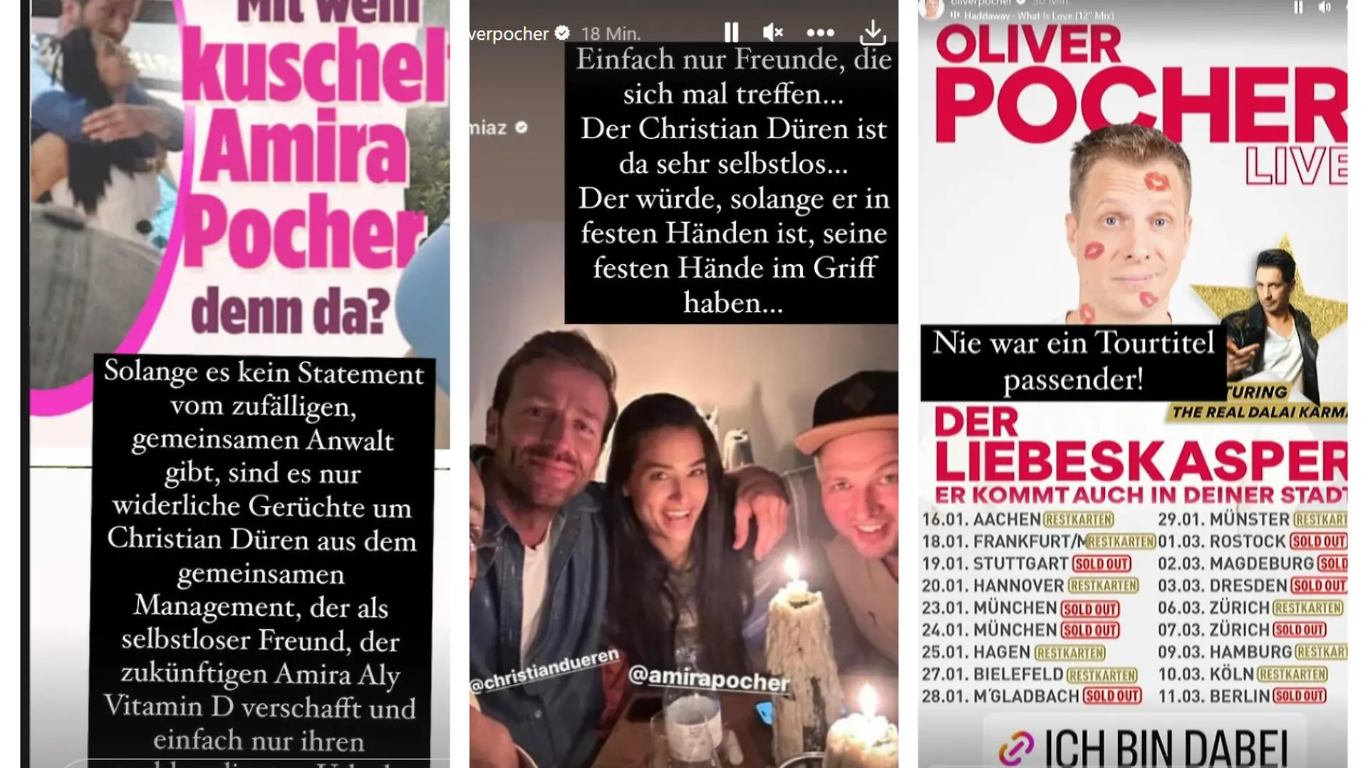 Wer in Oliver Pochers Instagram-Story guckt, der weiß, welches Thema ihn jetzt umtreibt ...