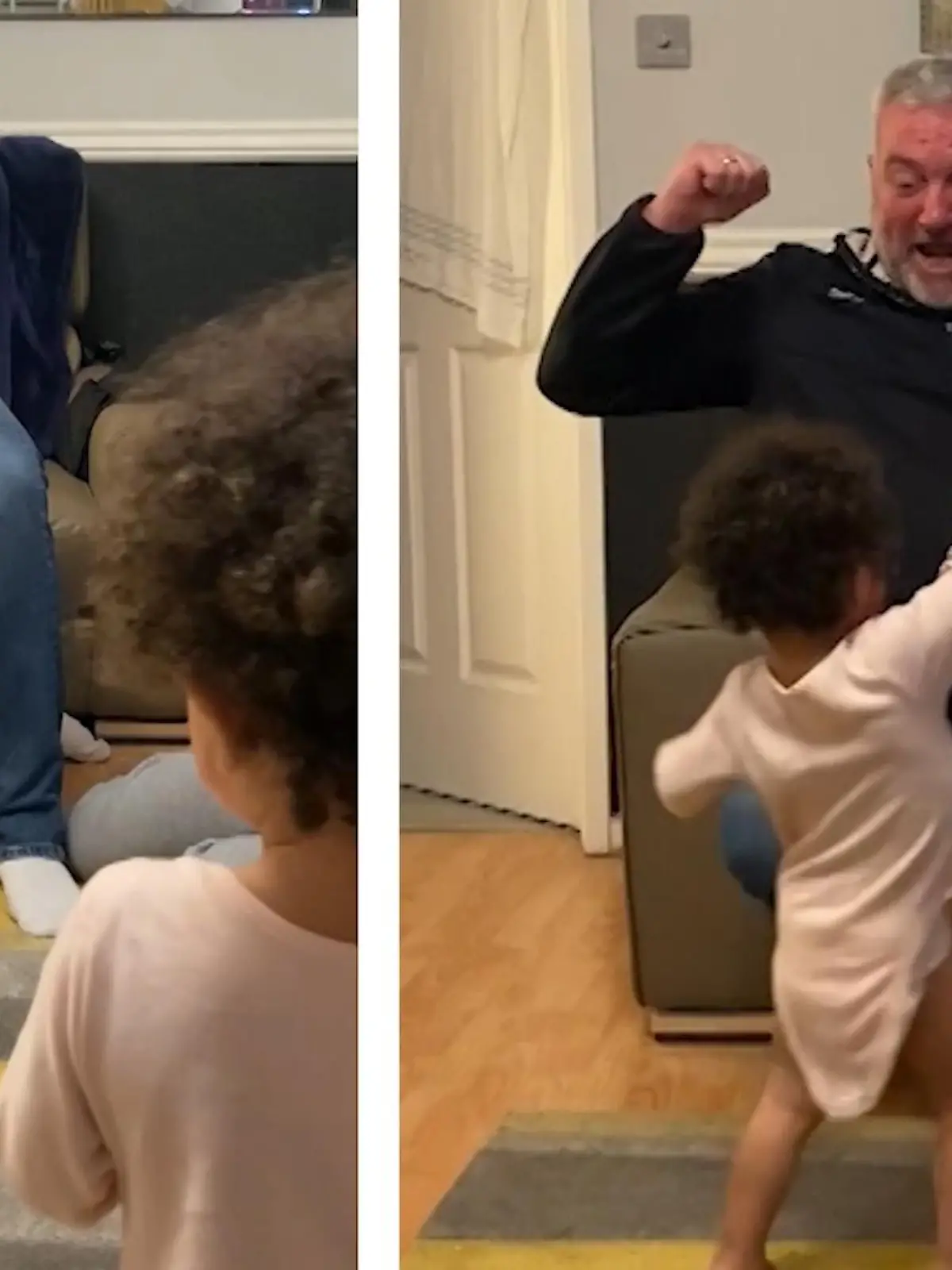 Einen Opa wie ihn, kann man sich einfach nur wünschen. Wie er es schafft seine kleine Enkeltochter zum Lachen zu bringen, erfahrt ihr im Video.