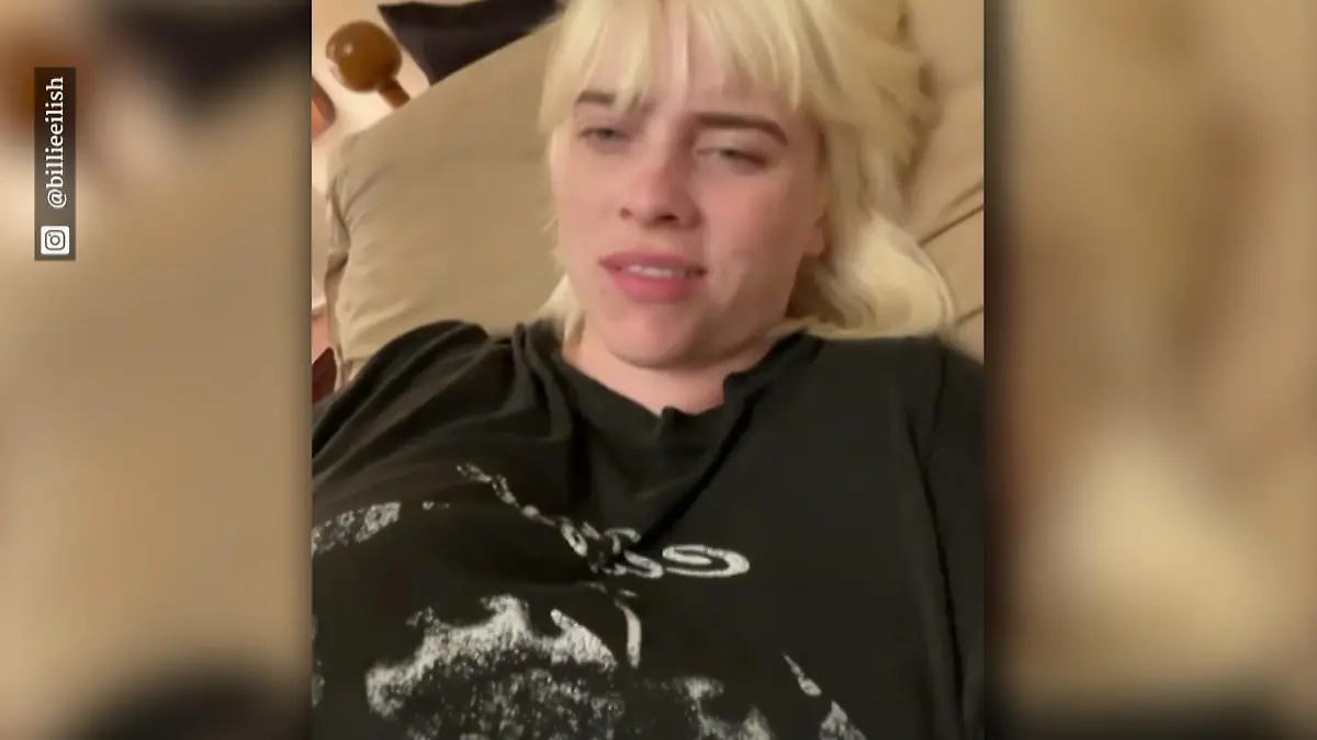 Billie Eilish regt sich über ihre Brüste auf Sie sind einfach zu groß