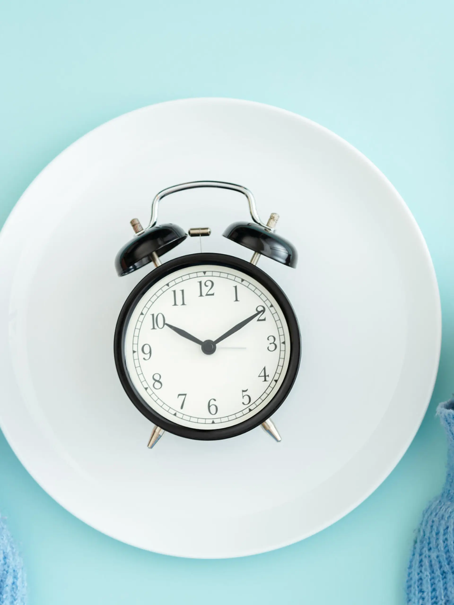 Blue, Breakfast, Clock, Concepts, Plate