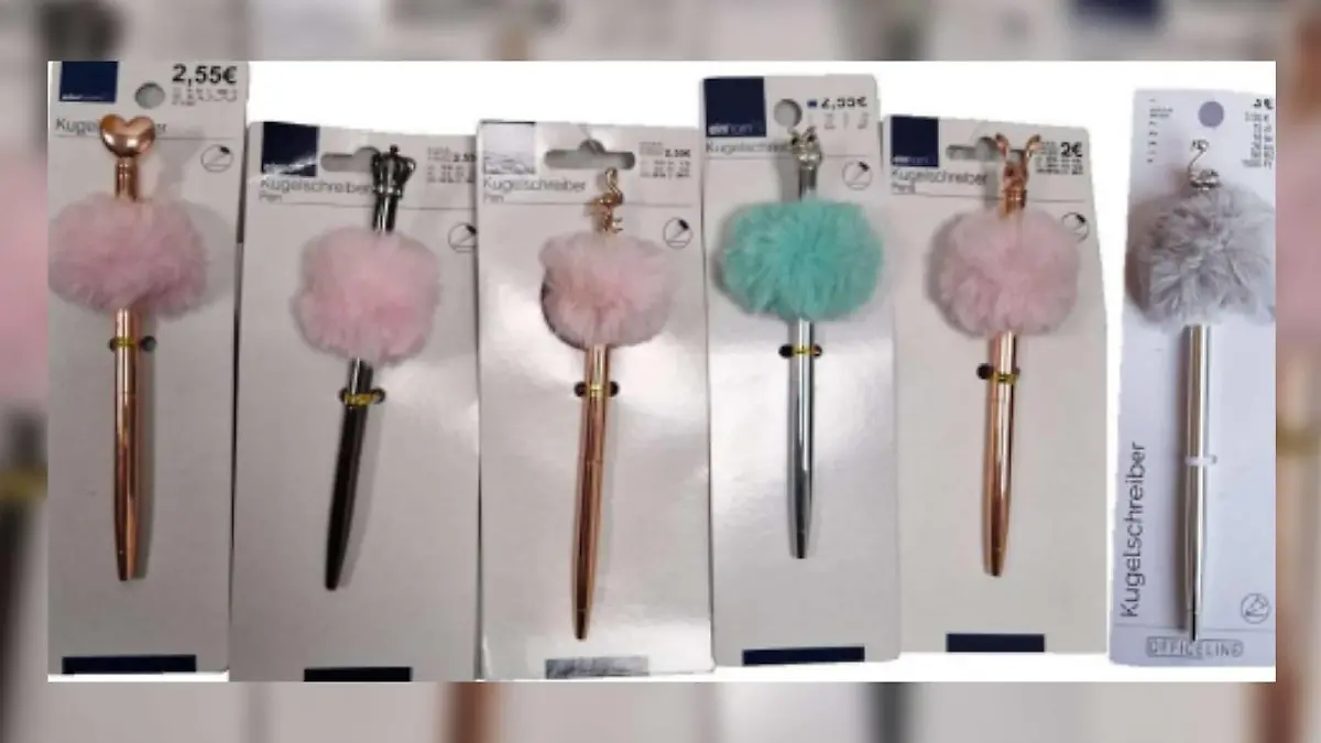 Rückruf Tedi Kugelschreiber