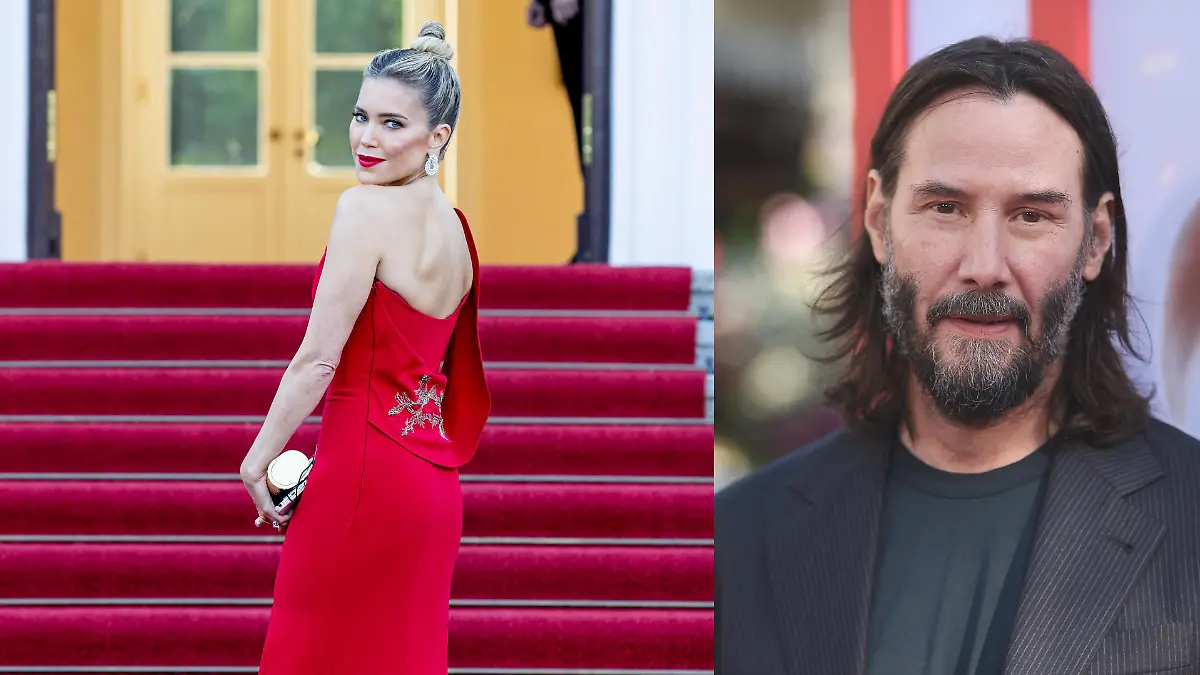 Sylvie Meis und Keanu Reeves