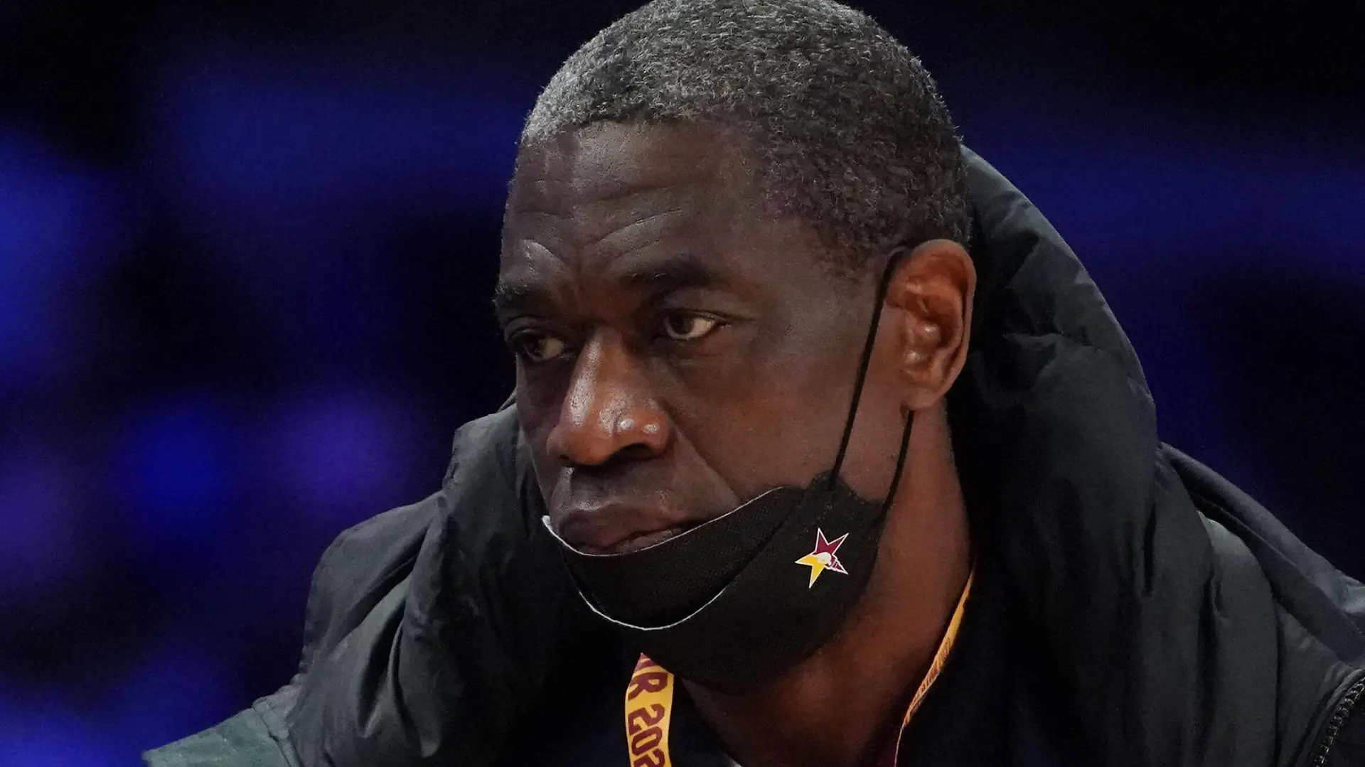 NBA, Basketball Herren, USA Rising Stars Challenge, Feb 18, 2022 Cleveland, Ohio, USA Dikembe Mutombo in attendance during the 2022 NBA Rising Stars Challenge at Rocket Mortgage Fieldhouse. Mandatory Credit: Kyle Terada-USA TODAY Sports, 18.02.2022 20:59:25, 17717691, NPStrans, Rocket Mortgage FieldHouse, Dikembe Mutombo, NBA PUBLICATIONxINxGERxSUIxAUTxONLY Copyright: xKylexTeradax 17717691