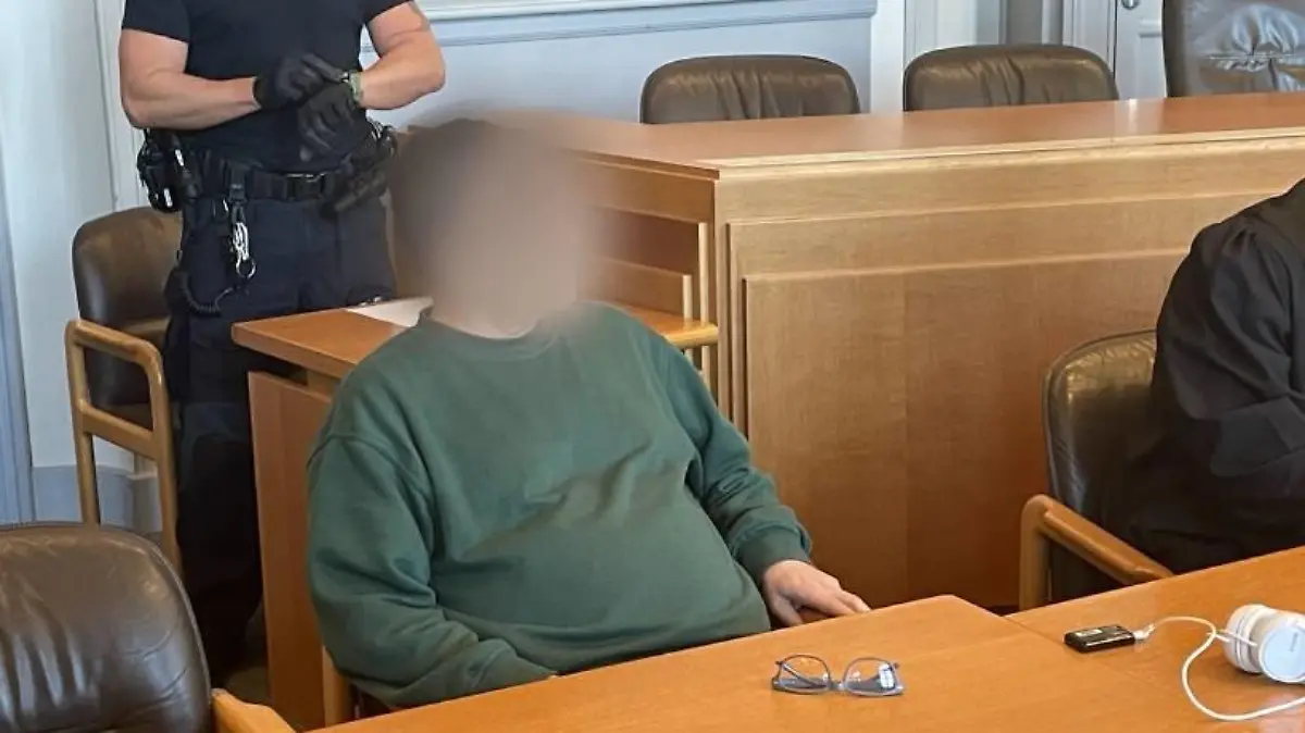 Der Angeklagte am Tag der Urteilsverkündung.