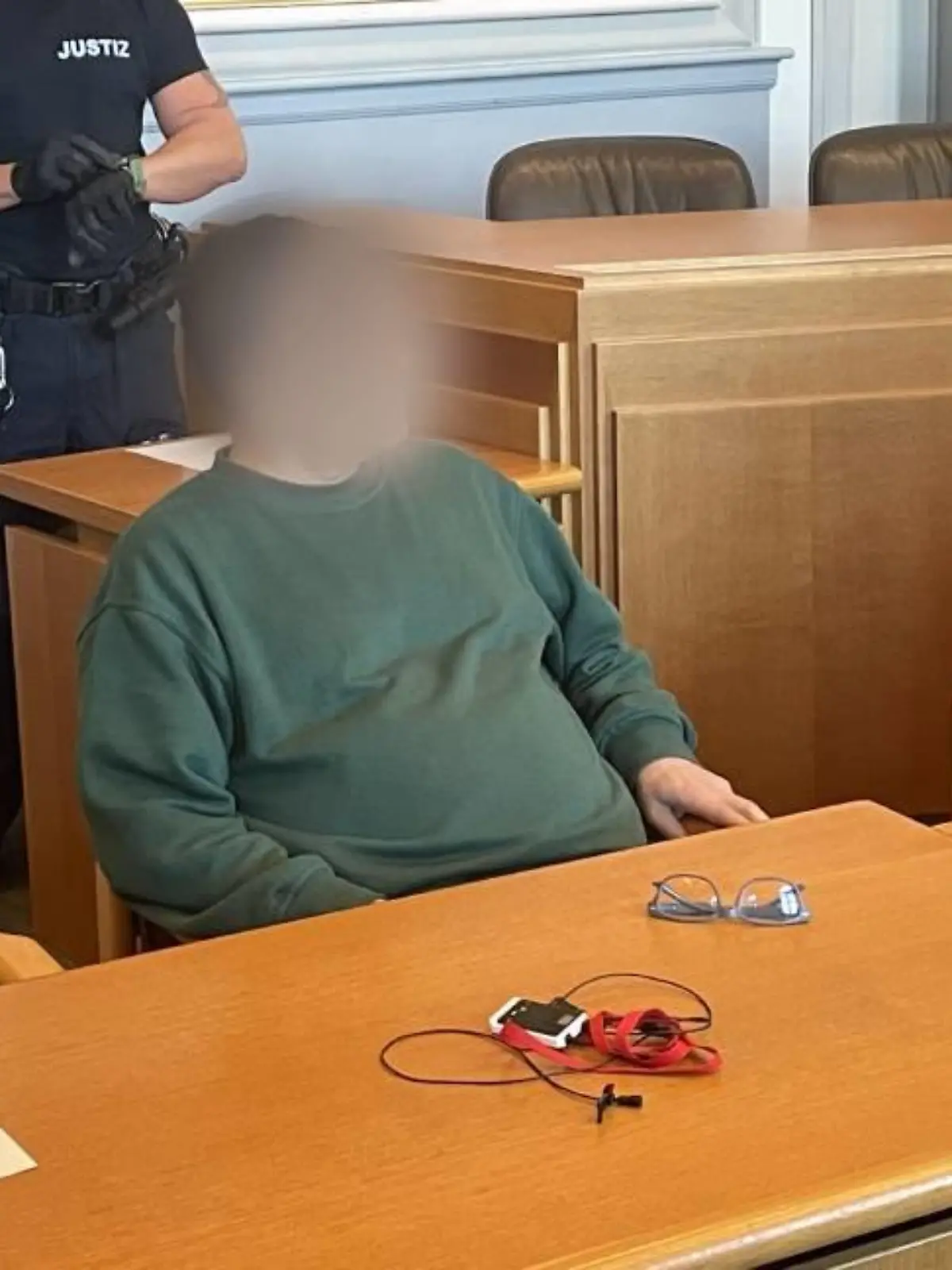 Der Angeklagte am Tag der Urteilsverkündung.