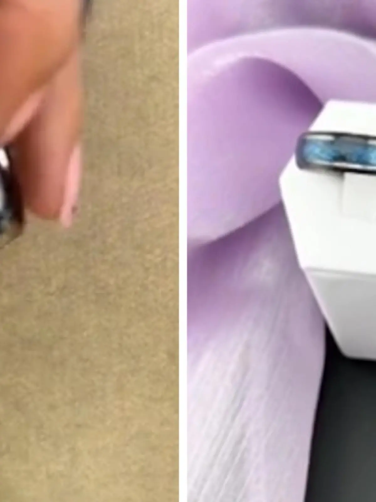 Hierbei handelt es sich um ganz intime Ringe. Denn Schmuckdesignerin Amanda Booth hat doch tatsächlich die Schambehaarung eines Paares hier mit eingearbeitet. 