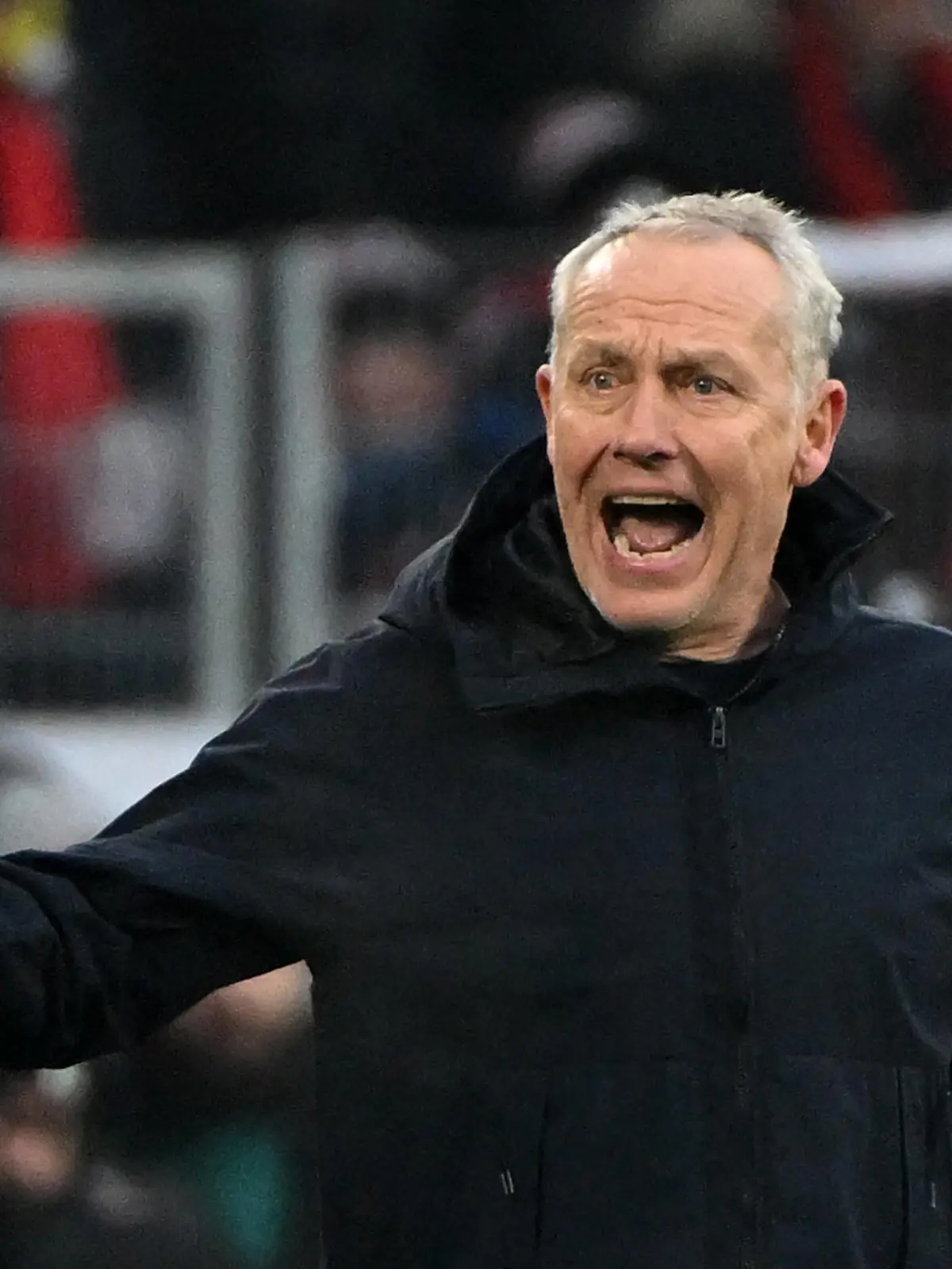 Fussball, Herren, 1. Bundesliga, Saison 2023/24, 17. Spieltag, SC Freiburg - 1. FC Union Berlin, Trainer Christian Streich SC Freiburg, 13.01.2024, *** Soccer, Men, 1 Bundesliga, Season 2023 24, 17 Matchday , SC Freiburg 1 FC Union Berlin, Coach Christian Streich SC Freiburg , 13 01 2024, Copyright: xMatthiasxKochx