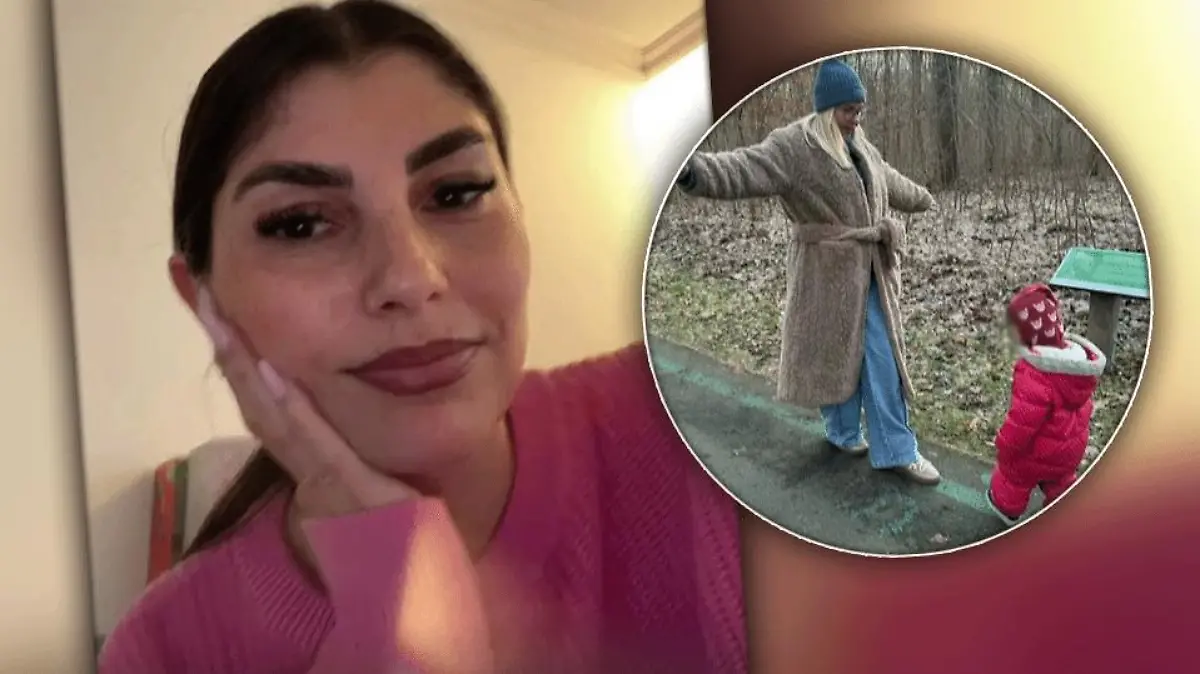 Yeliz Koc freut sich darüber, dass Oma Natascha Ochsenknecht Snow besucht.