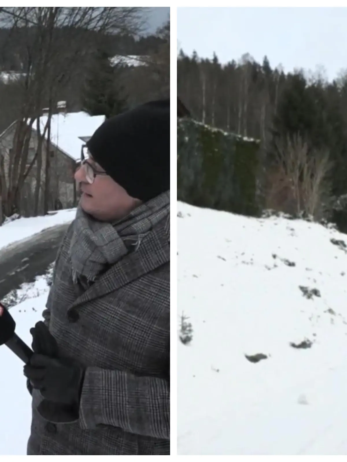 Anwohner in Klingenthals  sind verzweifelt: Ihr  Nachbar Michael M. versperrt mit seinen Barrikaden die komplette Straße. Autos kommen hier kaum mehr weiter - doch Michael M. zeigt sich uneinsichtig.